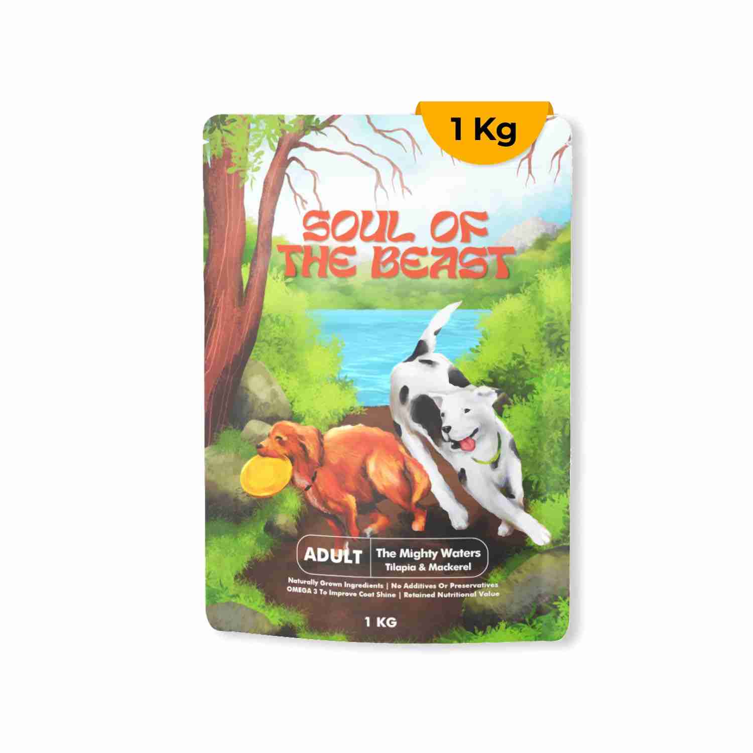 Human and the Beast The Mighty Waters Dry Food for Dogs, 1 kg