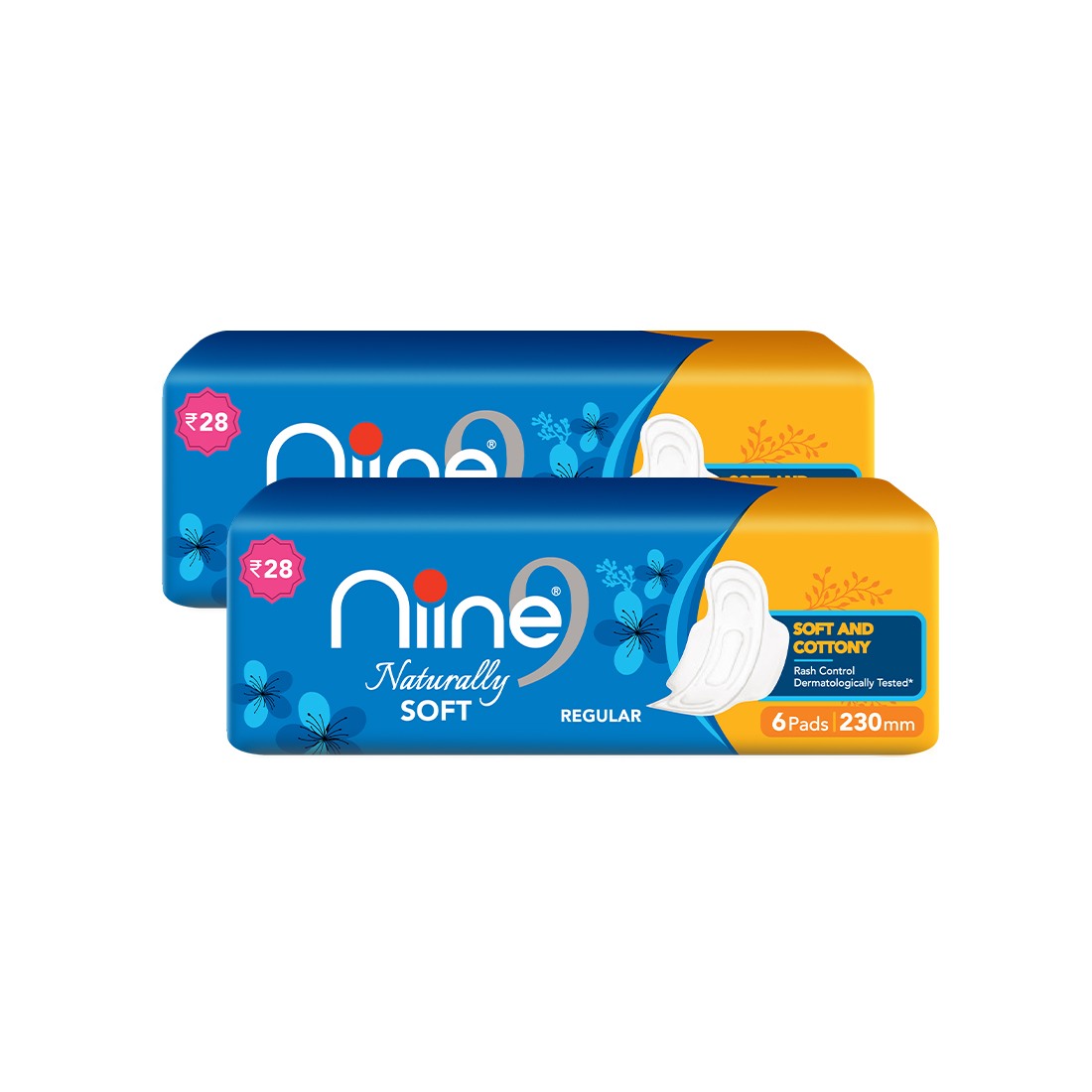 Niine Naturally Soft Regular Sanitary Pads for Women