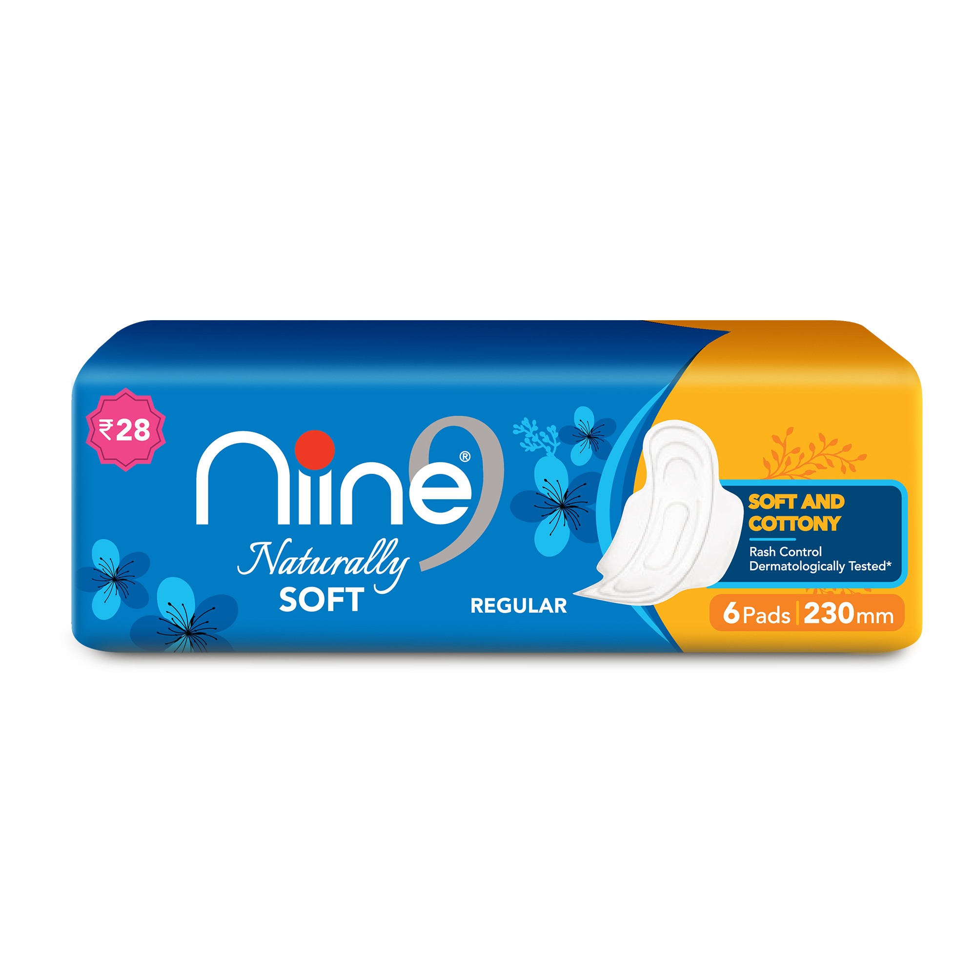 Niine Naturally Soft Regular Sanitary Pads for Women