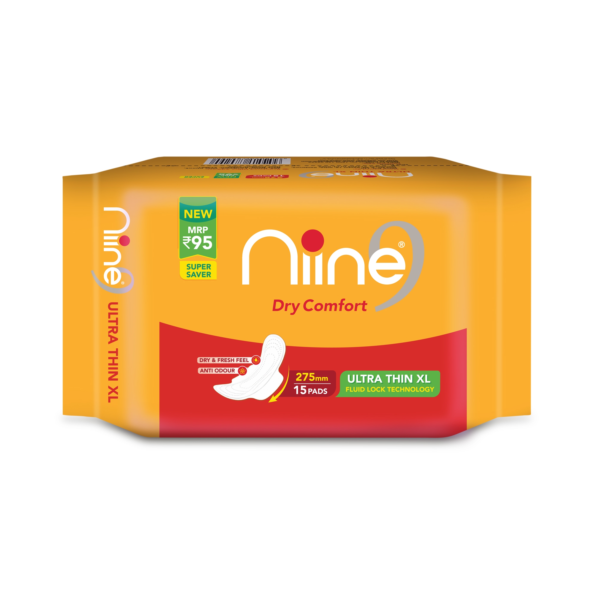 NIINE | Niine Ultra Thin Sanitary Pads for Women (Pack of 4) 1
