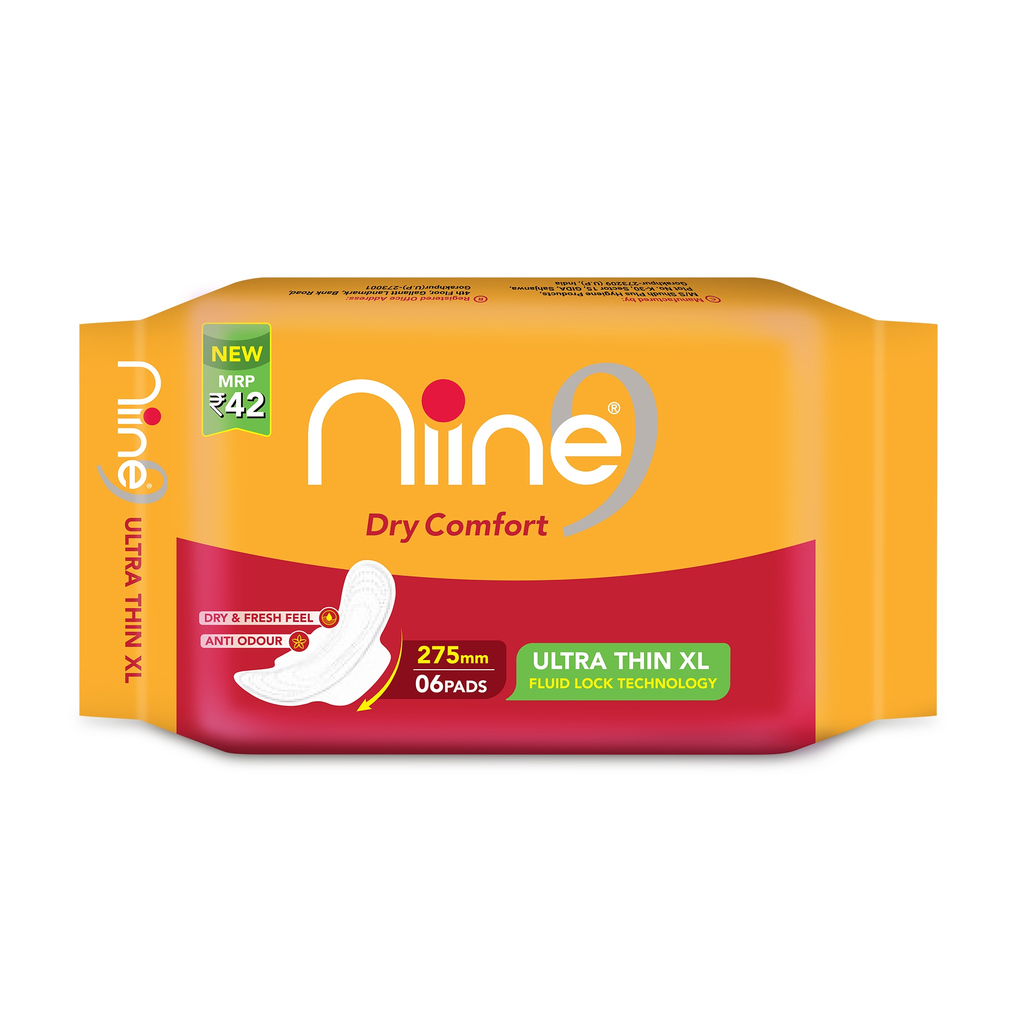 NIINE | Niine Ultra Thin Sanitary Pads for Women (Pack of 4) 1