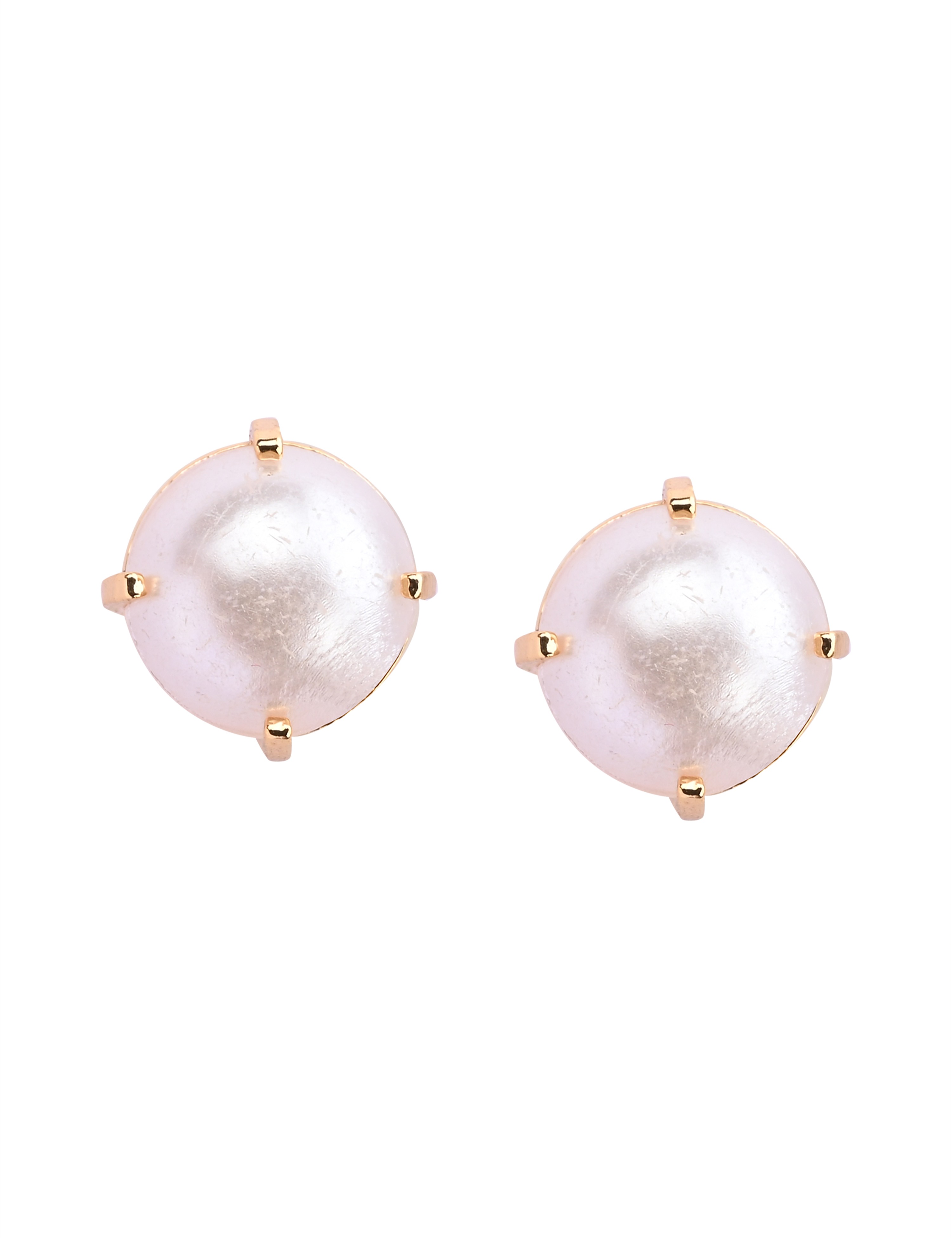 The Nila Gold Plated Pearl Stud