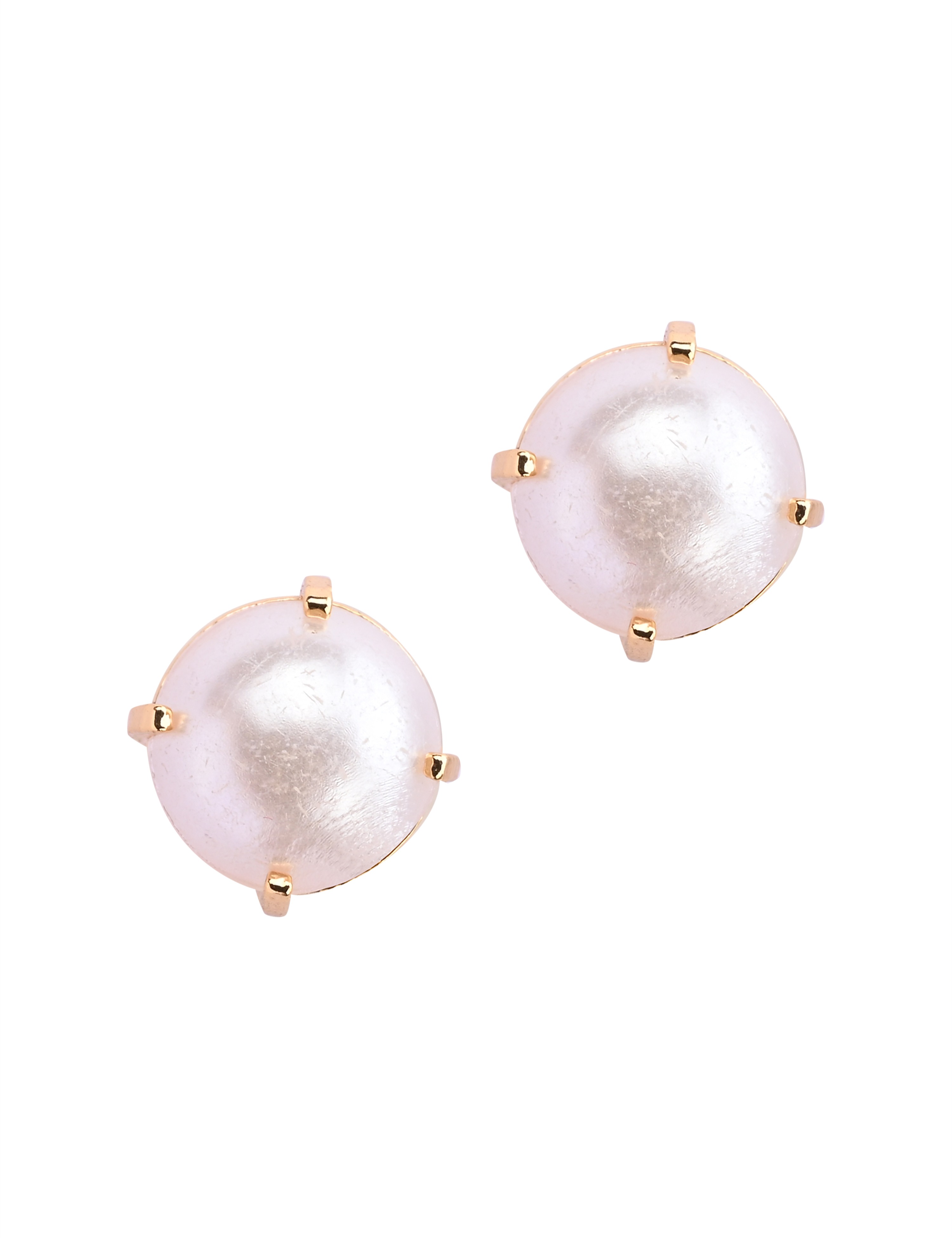 The Nila Gold Plated Pearl Stud