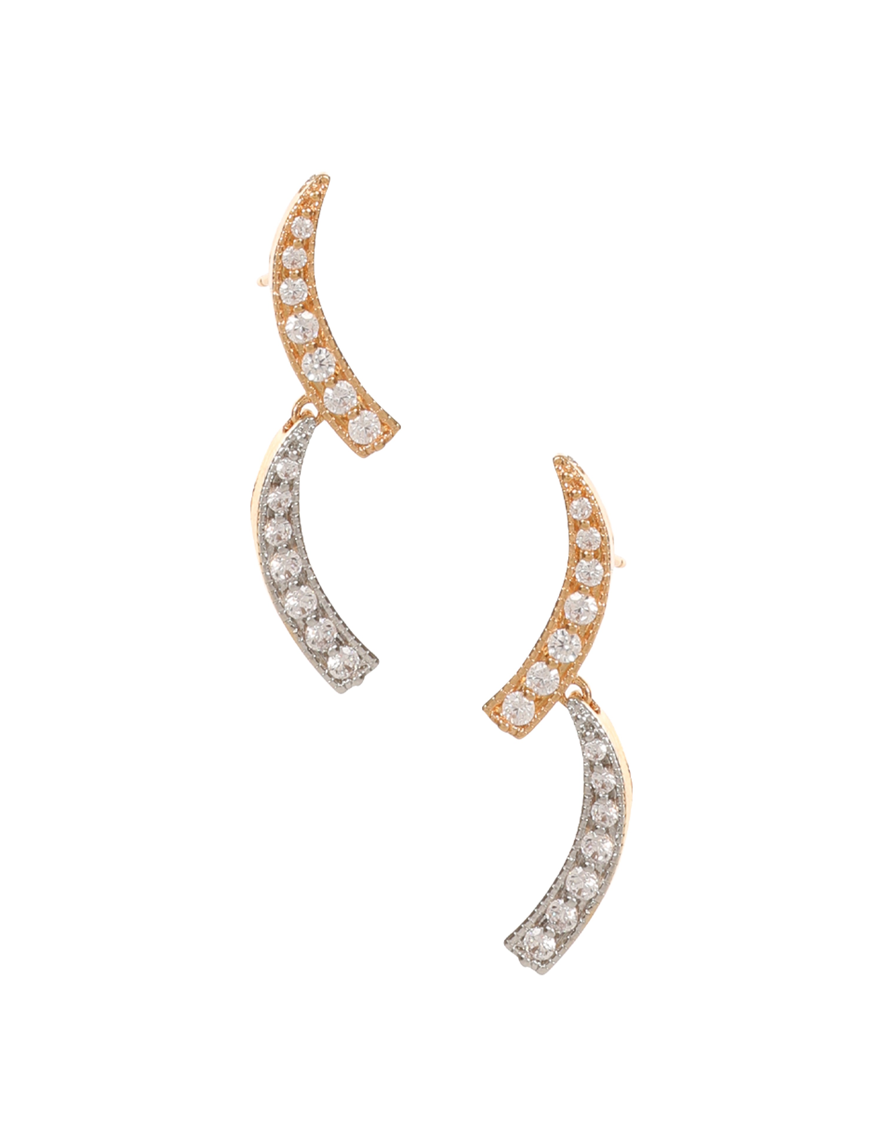 The Nila Gold and Silver Plated Designer Necklace Set