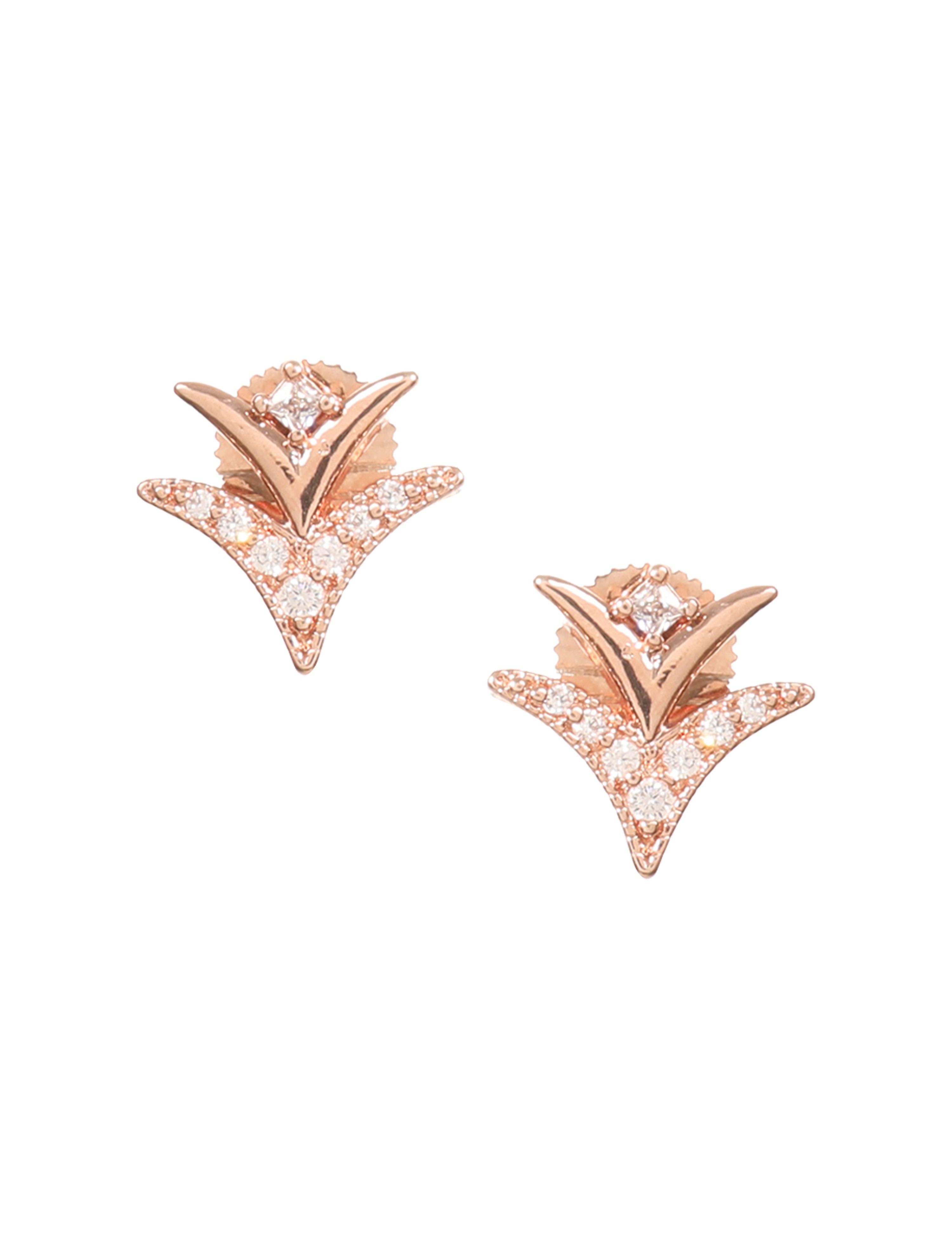 The Nila Rose Gold Plated Designer Princess Necklace Set