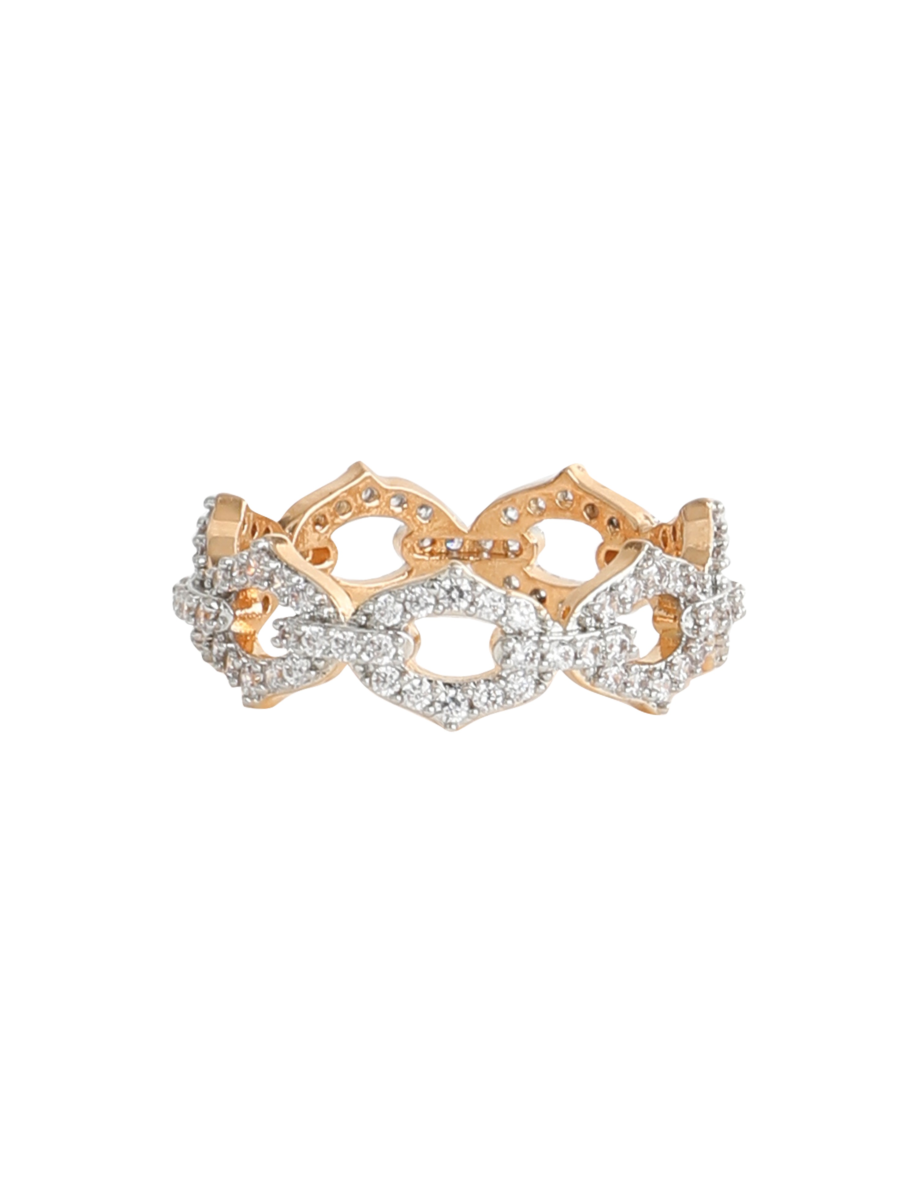 The Nila Gold Plated Deisgner Finger Ring