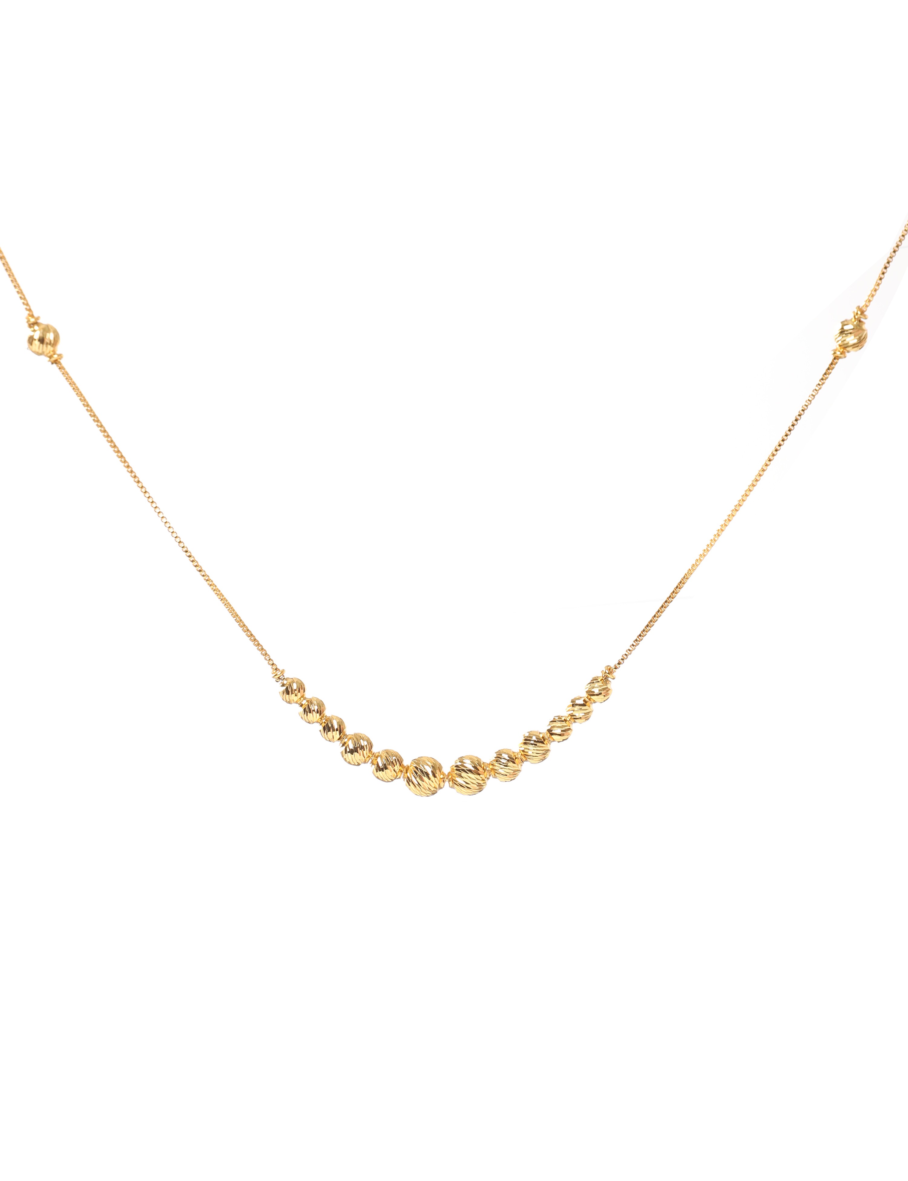 The Nila Gold Plated Small Bead Chain