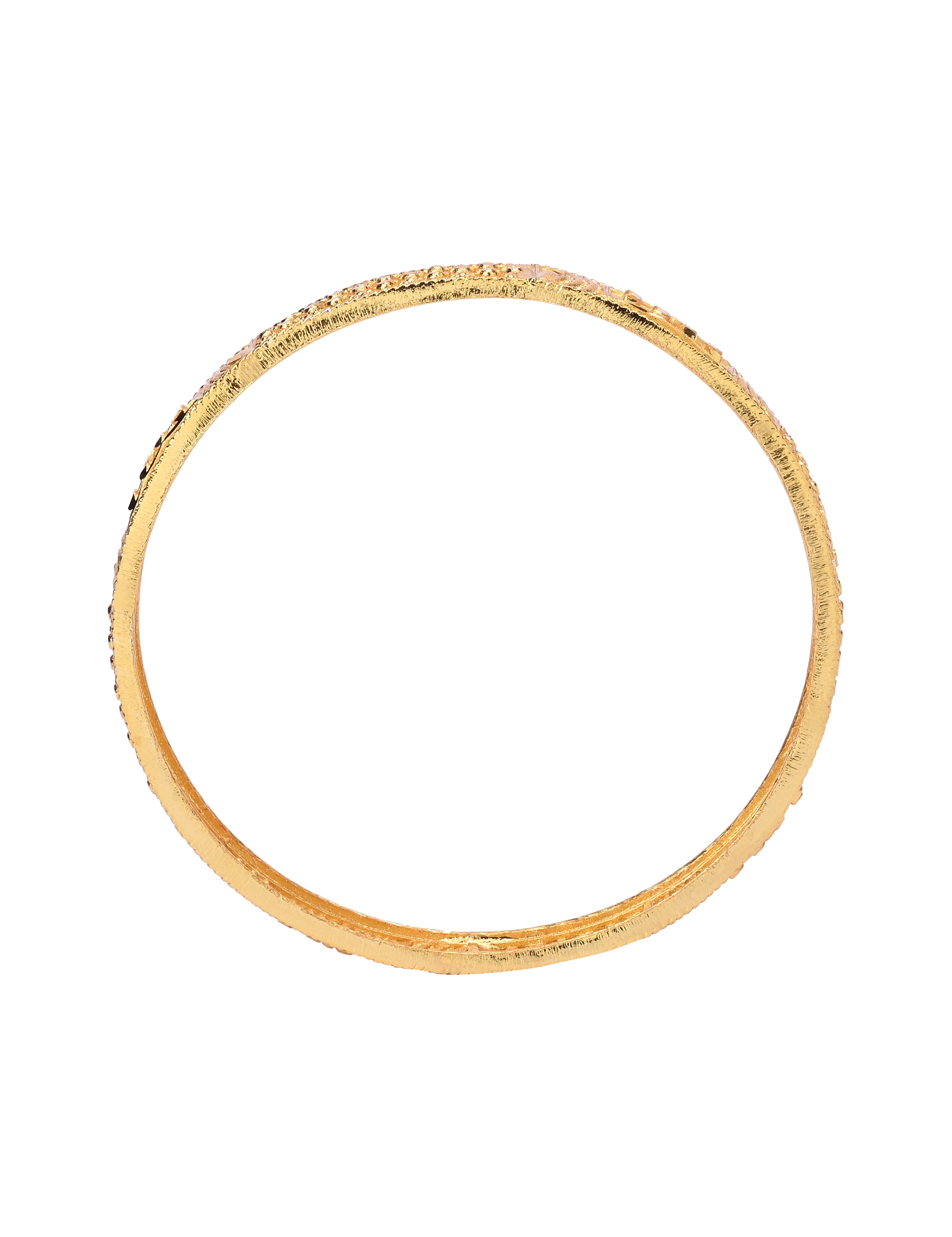 The Nila Gold Forming Plain Bangles