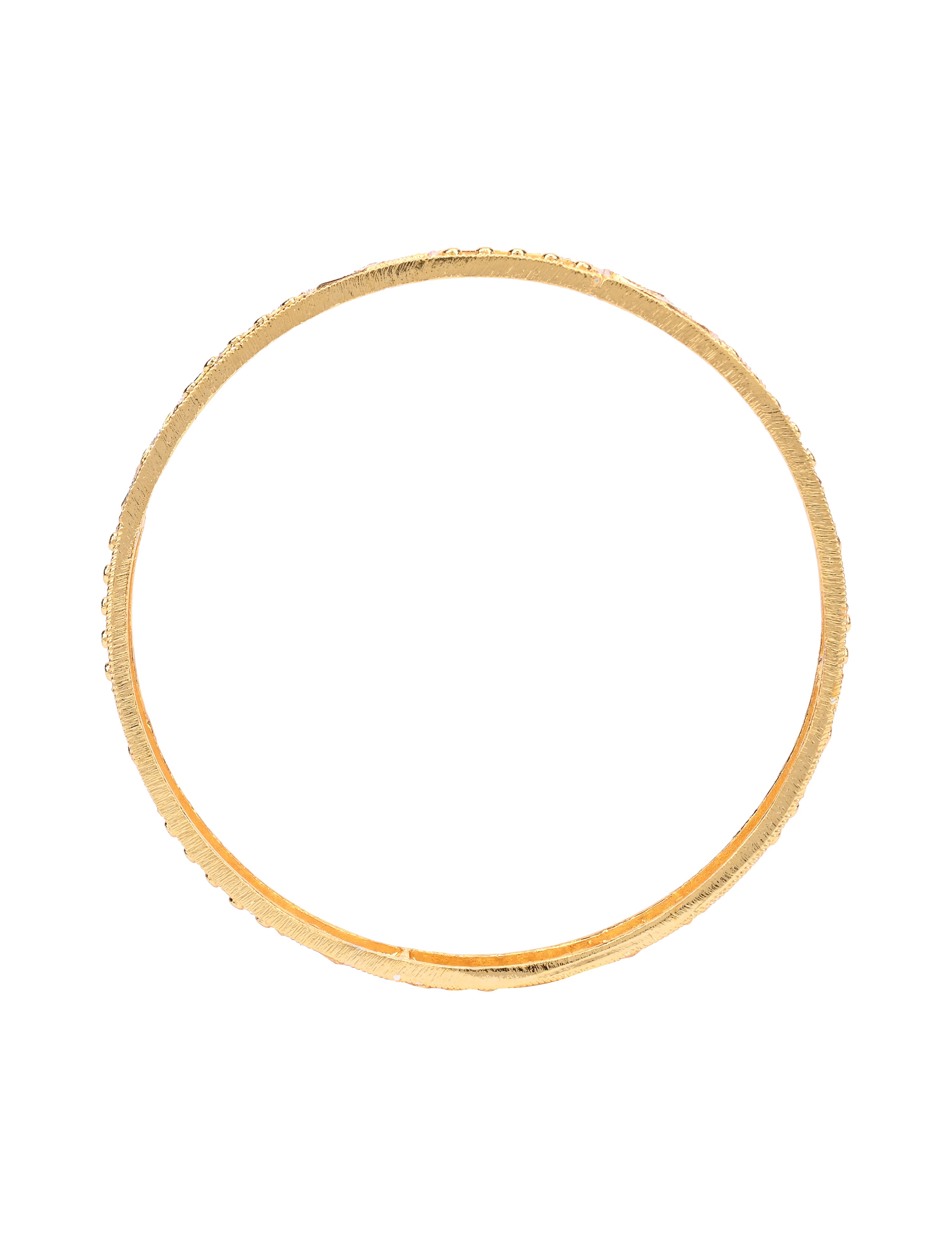 The Nila Gold Forming Plain Bangles