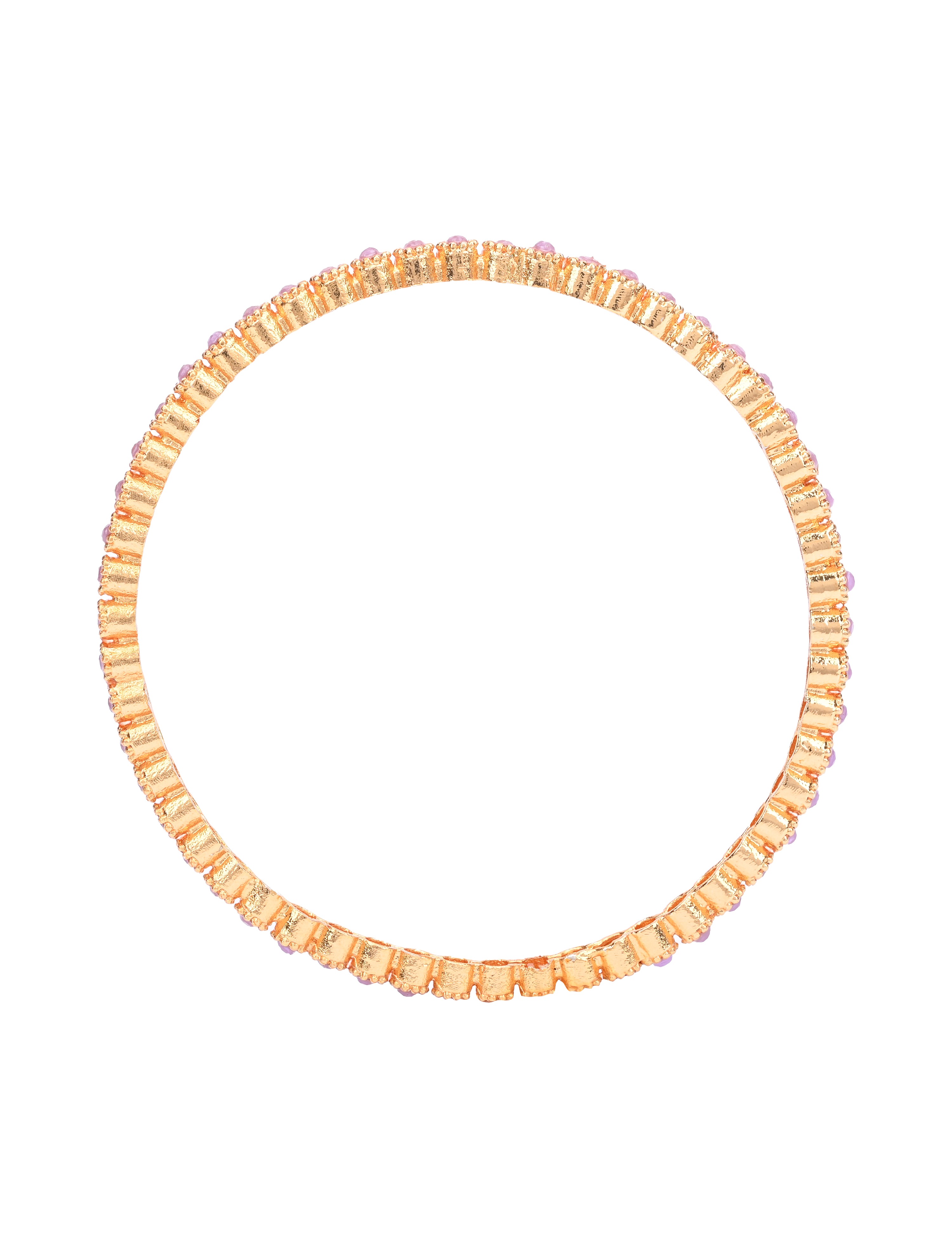 The Nila Gold Plated Kundan Bangles