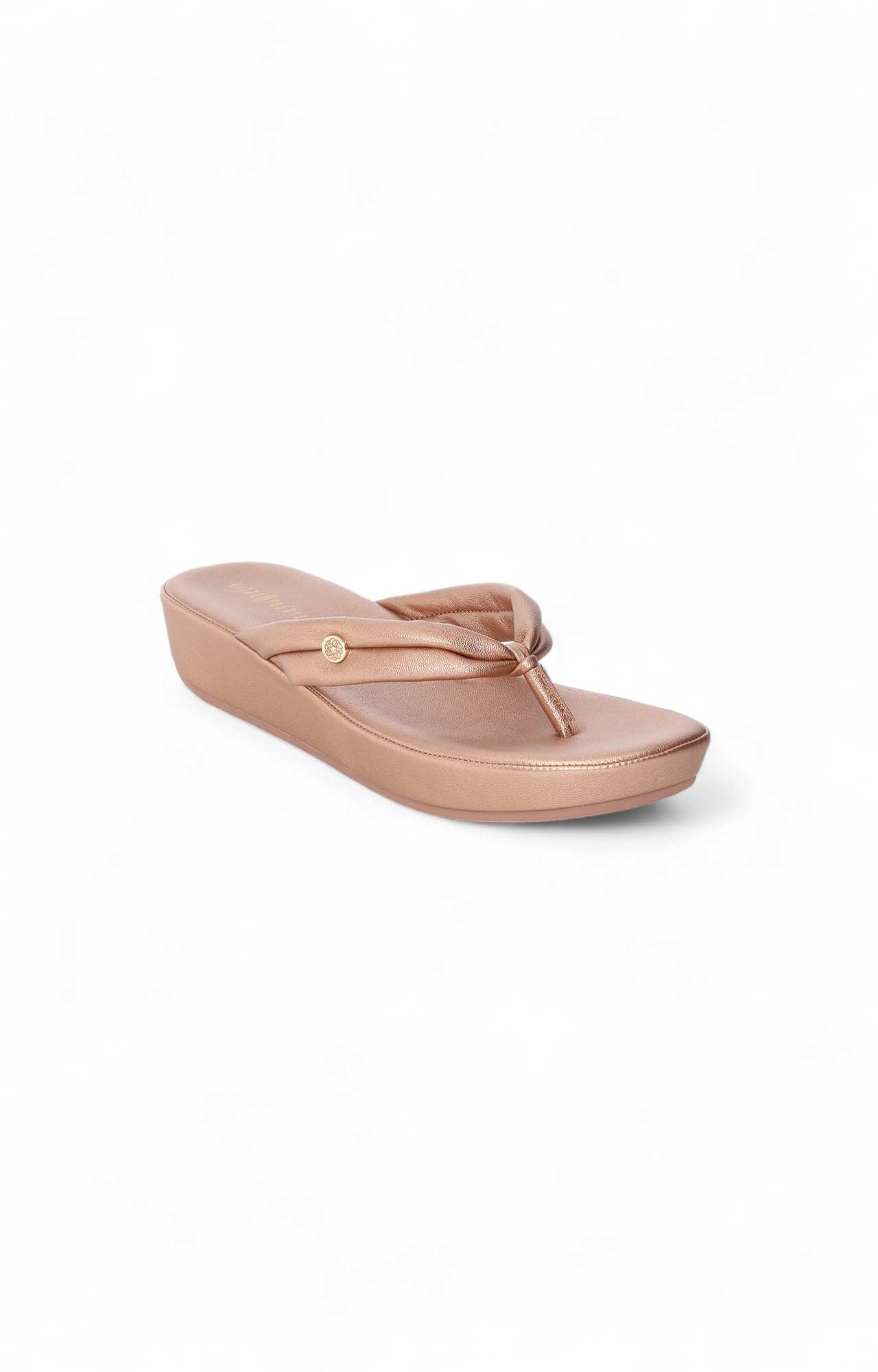 Women Rose Gold Comfort Casual Slippers