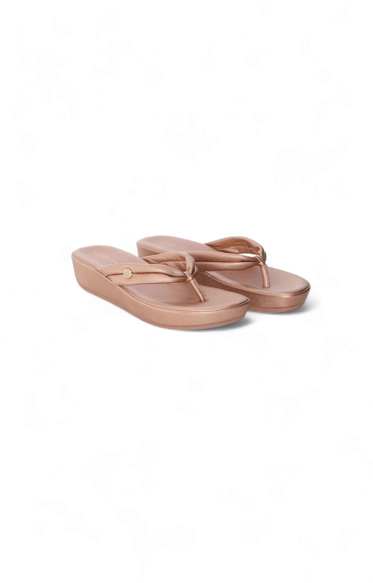 Women Rose Gold Comfort Casual Slippers
