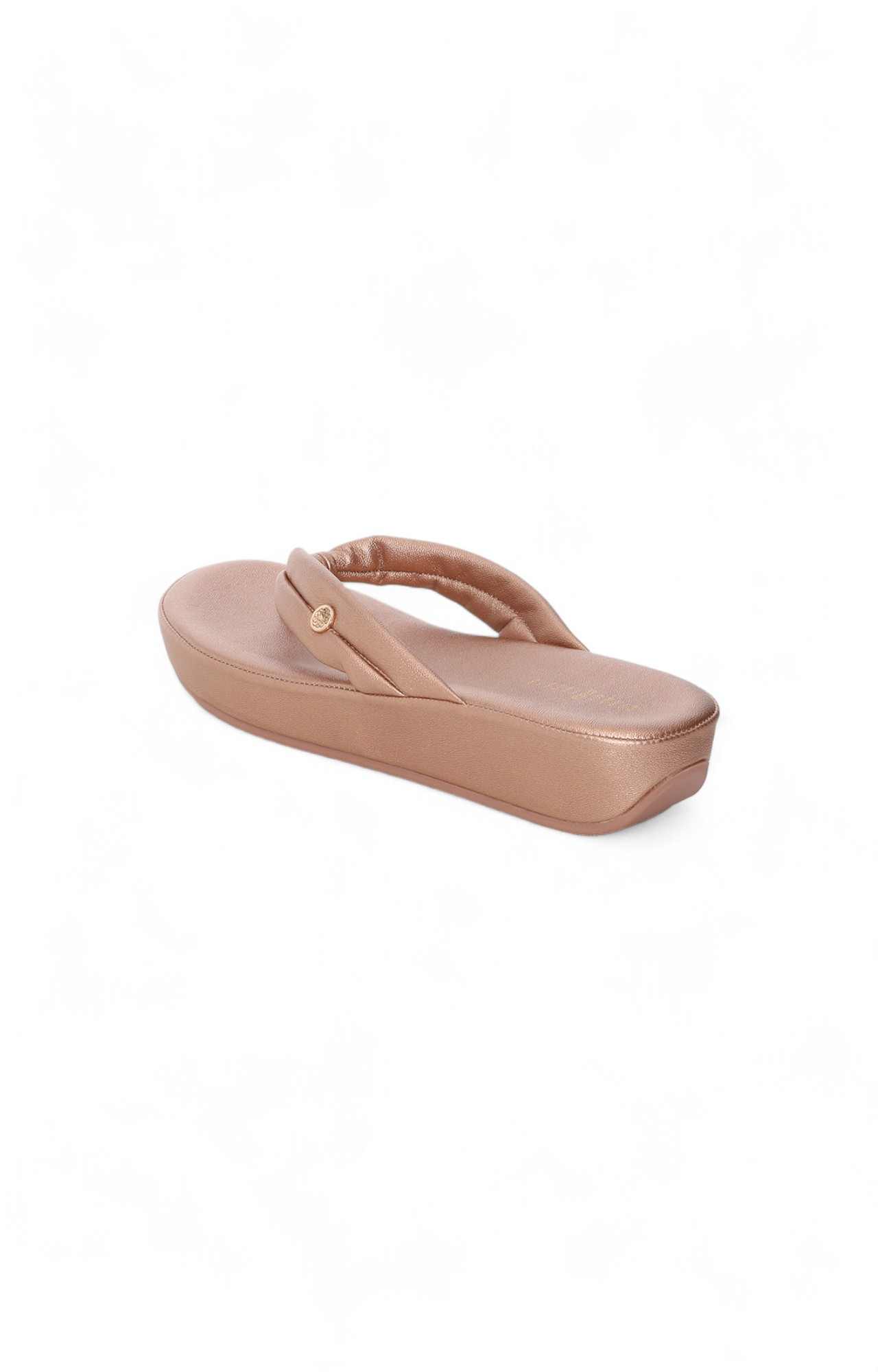 Women Rose Gold Comfort Casual Slippers