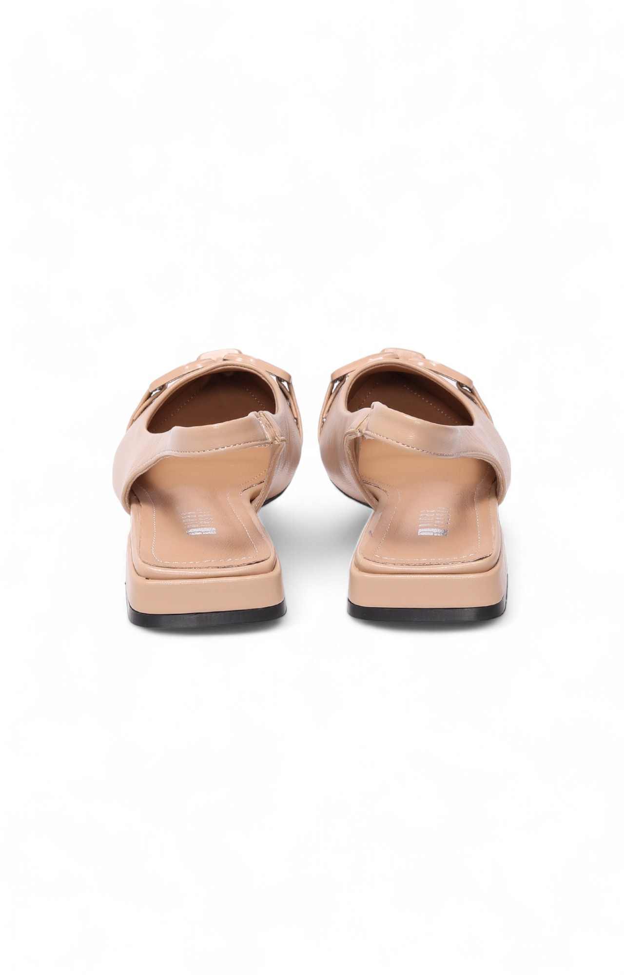 Women Beige PU Fashion Flat Stylish Sandals