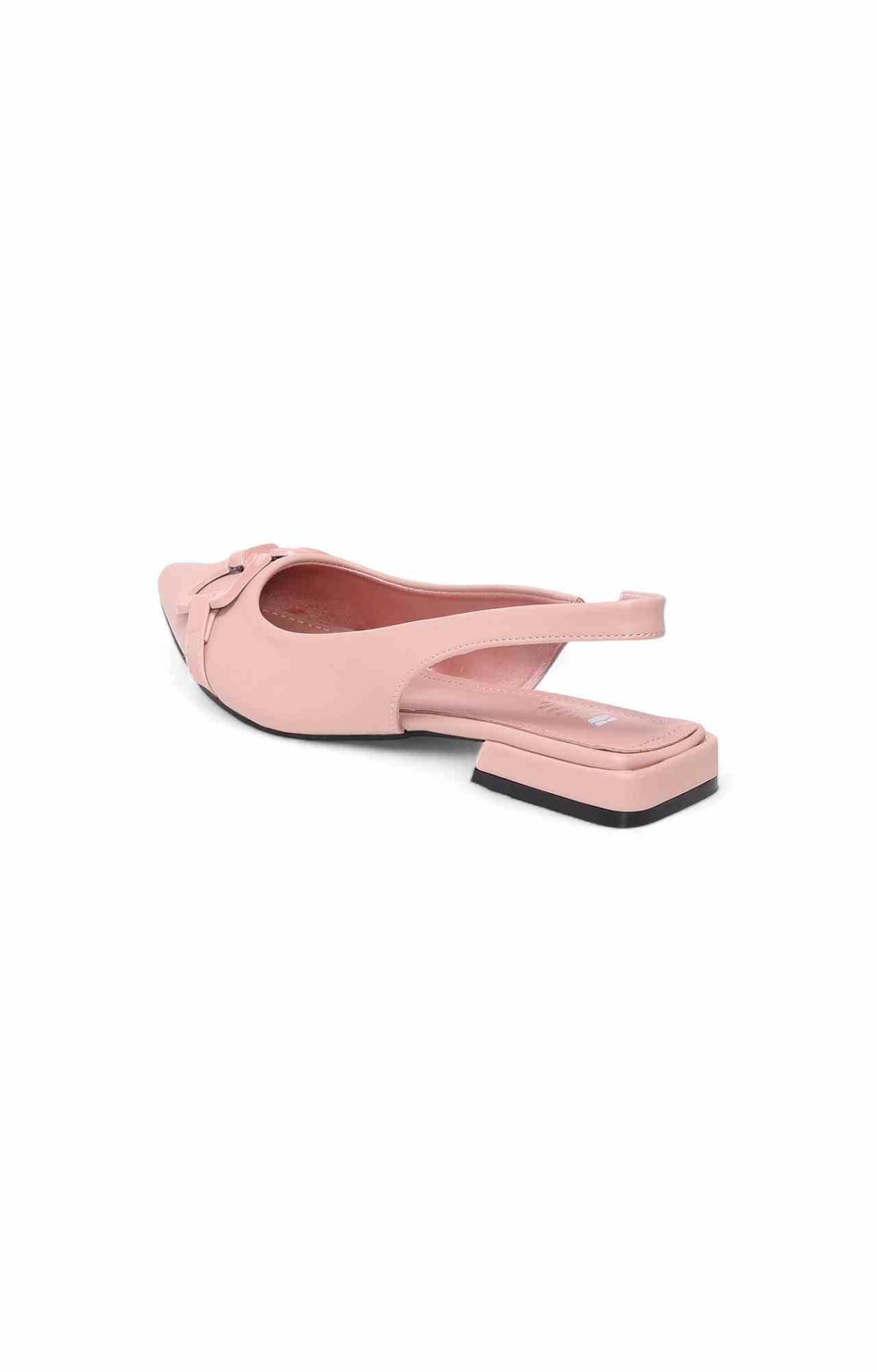 Women Pink PU Fashion Flat Stylish Sandals