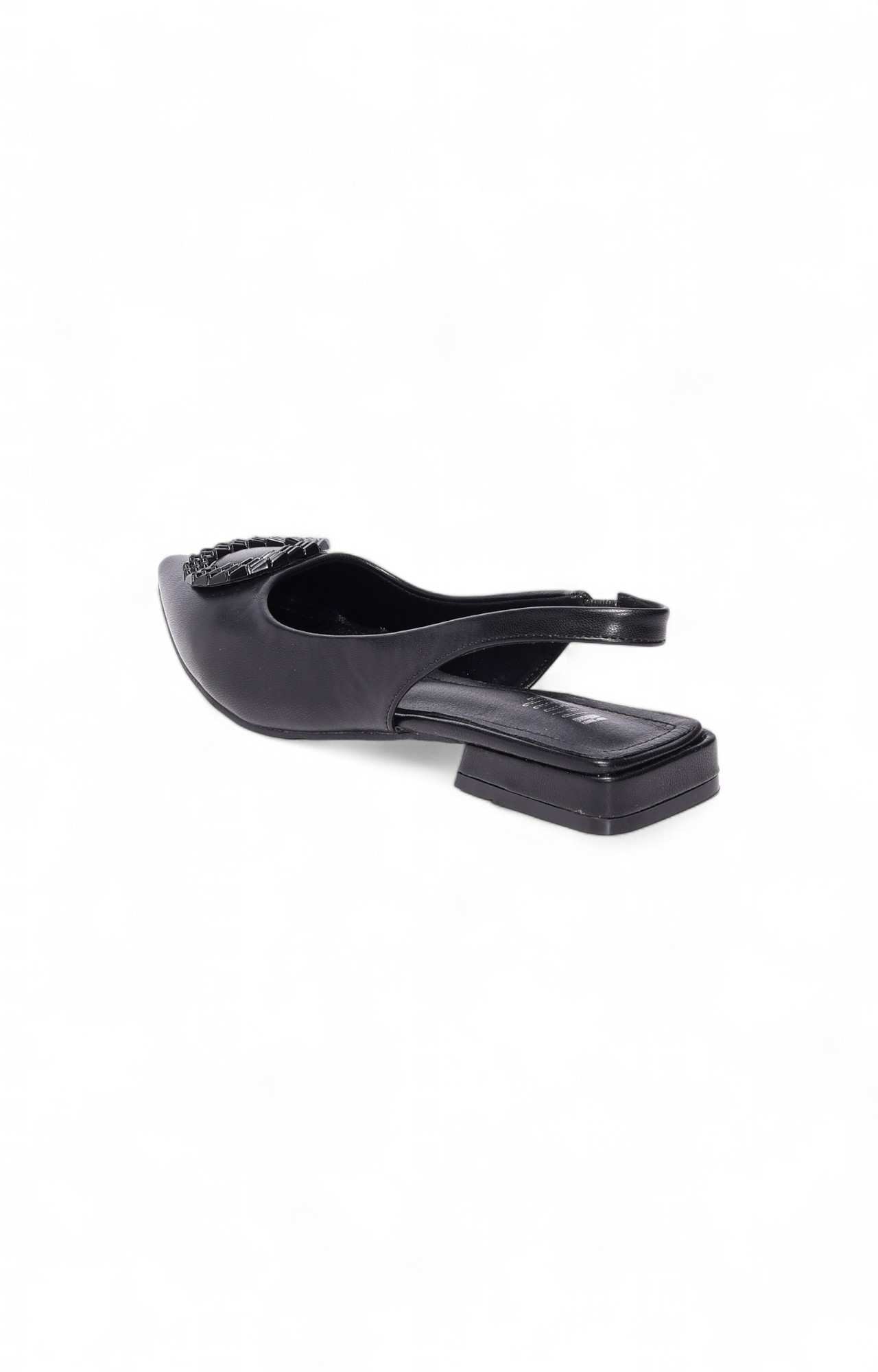 Women Black PU Stylish Sandals