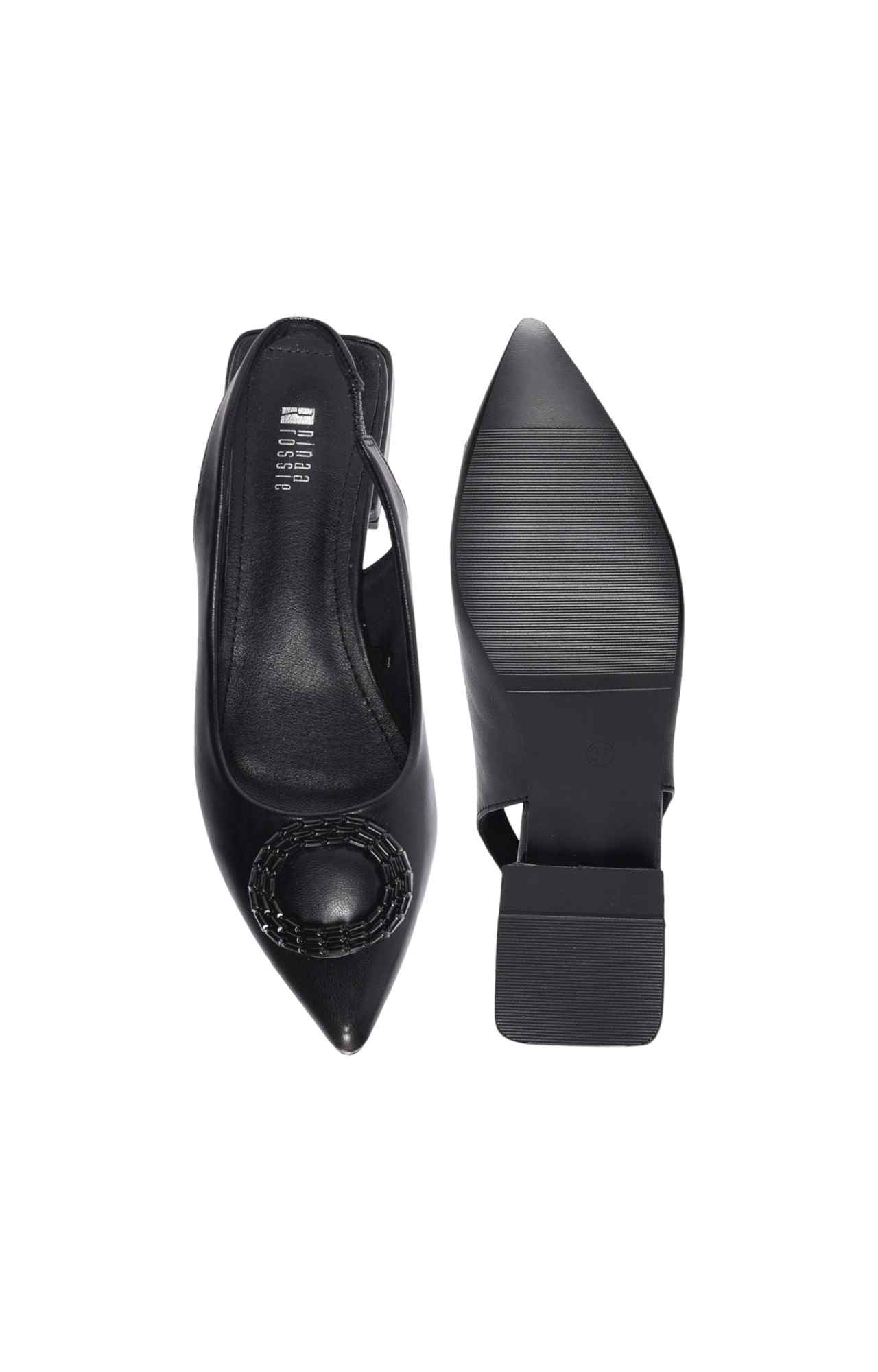 Women Black PU Stylish Sandals
