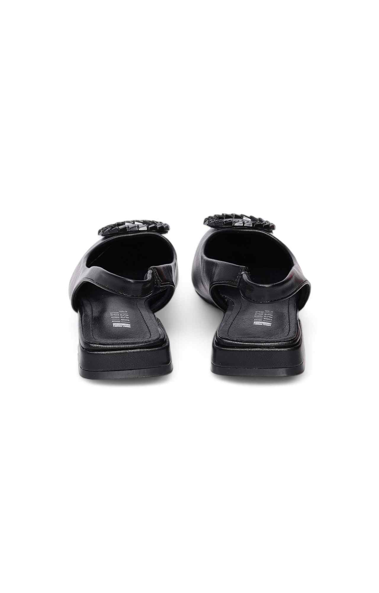 Women Black PU Stylish Sandals