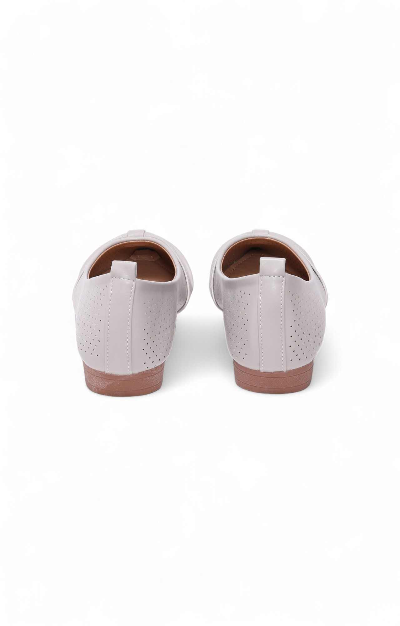 Women Everyday Grey Bow Flats