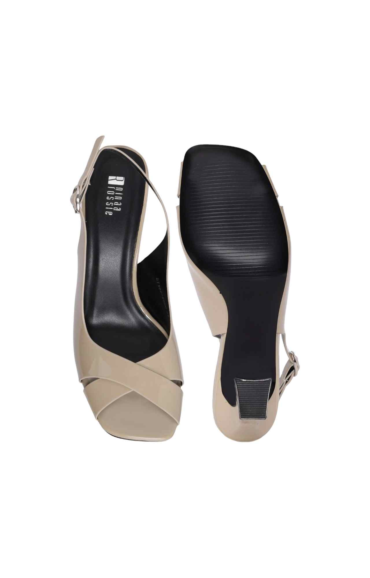 Women Nude Versatile Chunky Heel Sandal