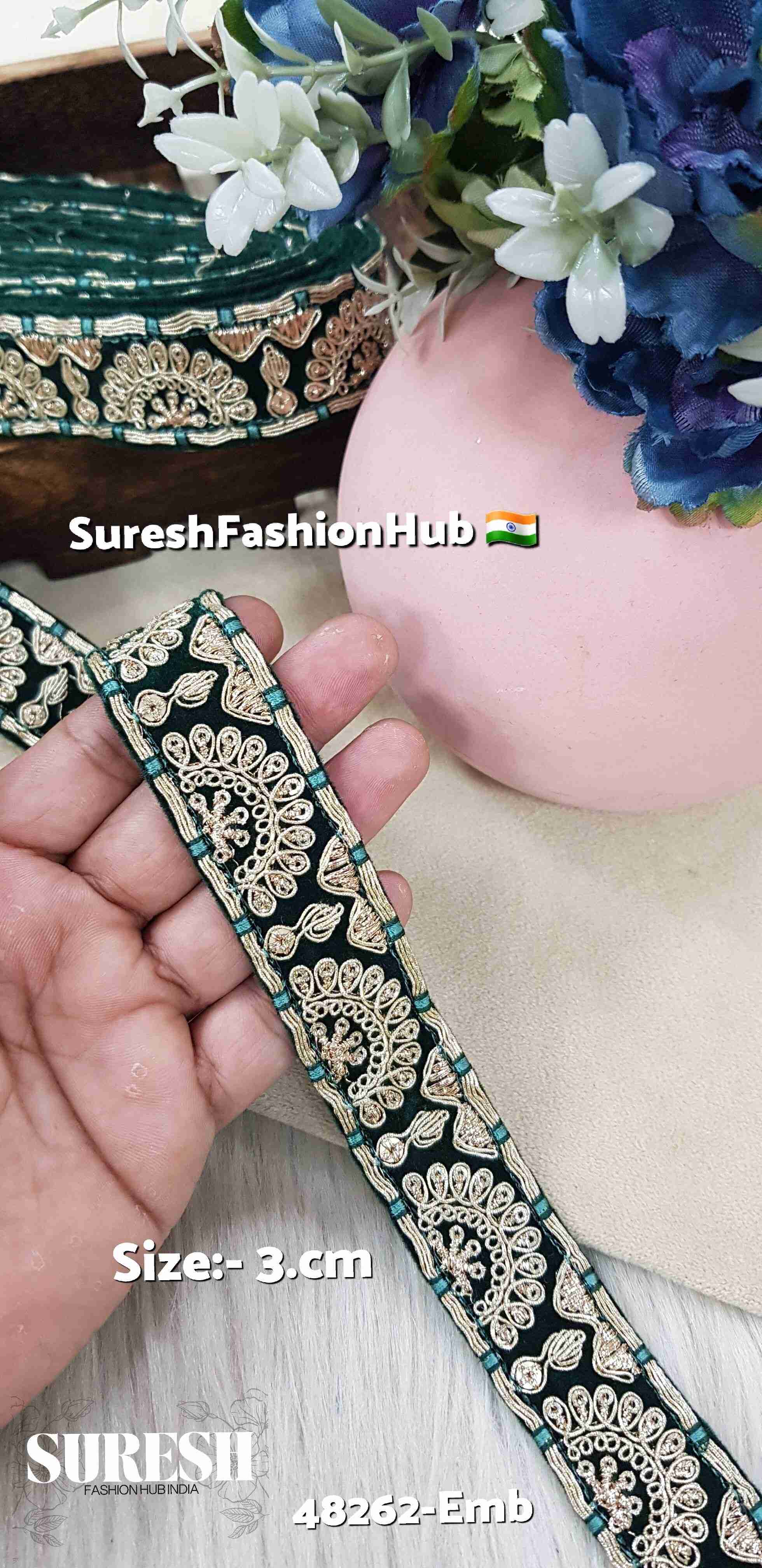 Embroidery Velvet Lace