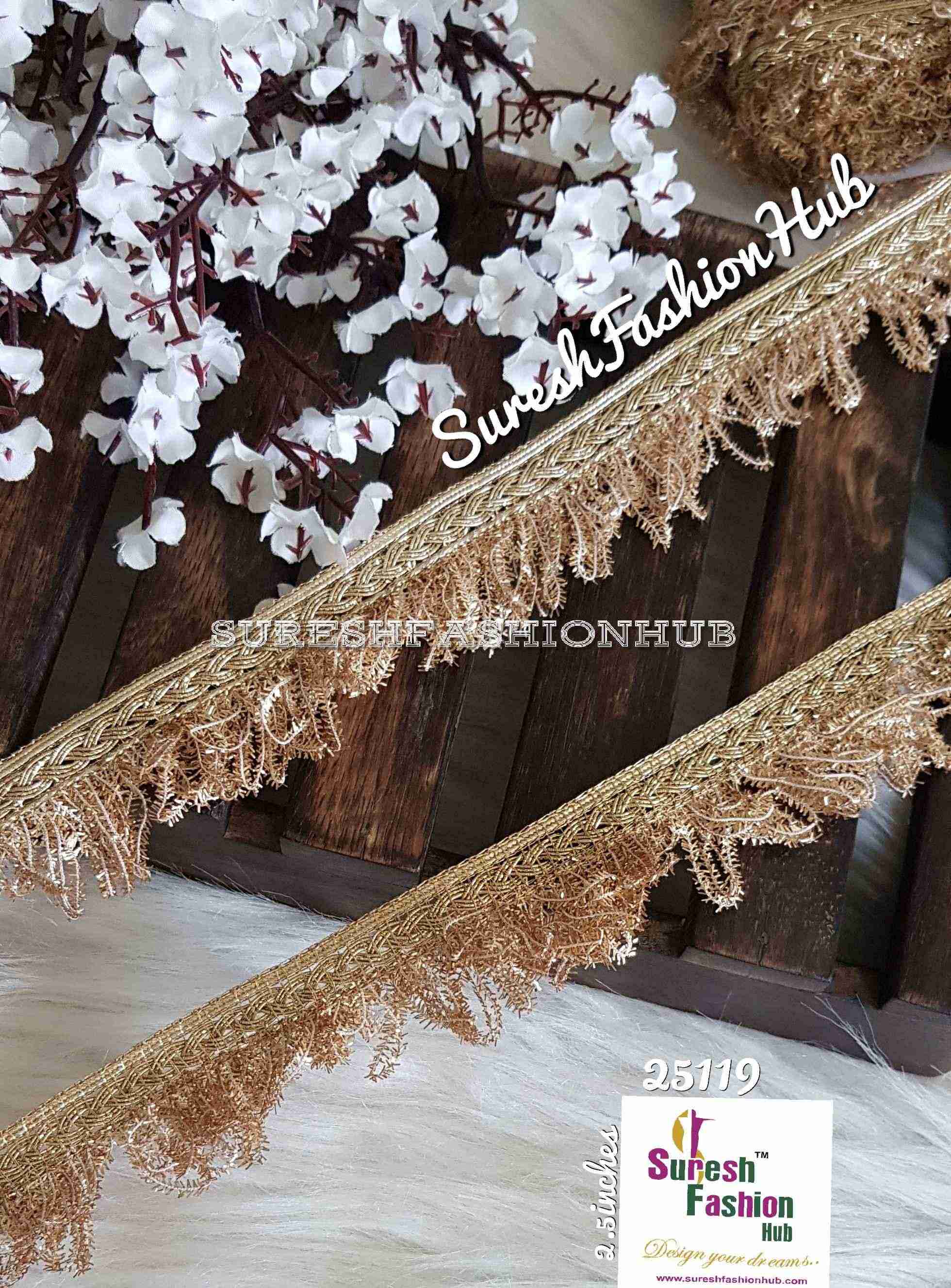 Golden Tassel Detailing Trim