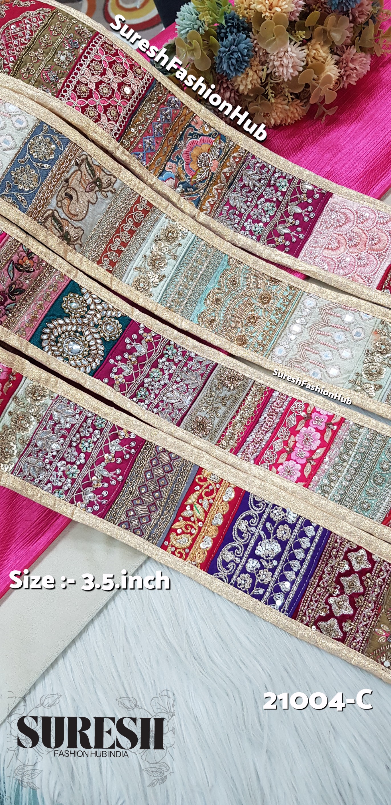 Gold Khichdi Heritage Mix Border – C (21004-C)