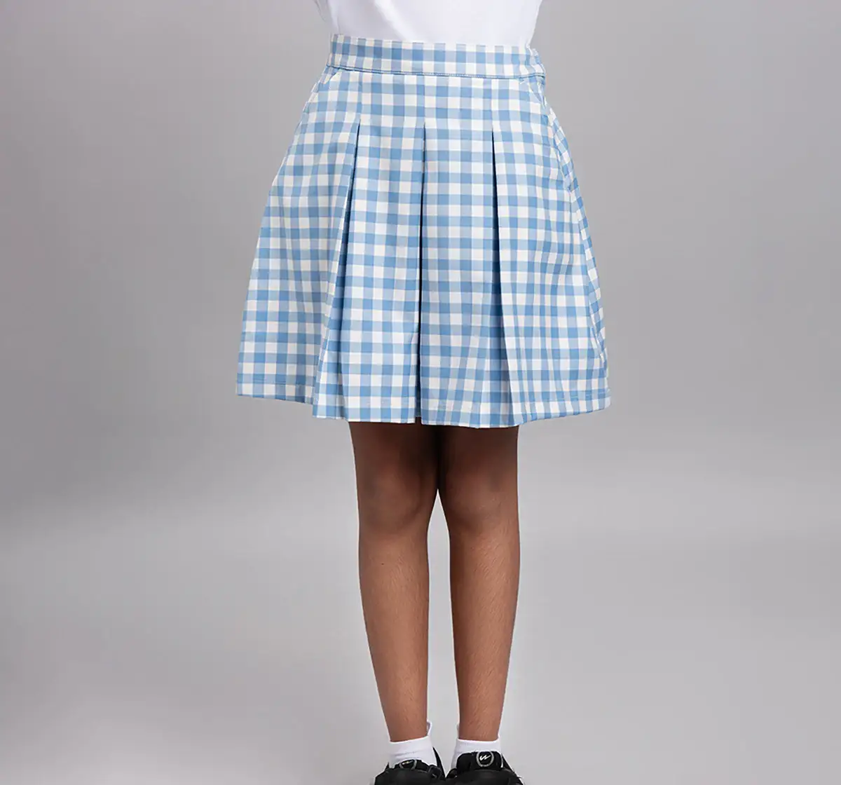 Regular Check Skorts for Girls