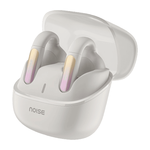 سماعات Noise Air Clips 2 اللاسلكية المفتوحة للأذن مع 40 ساعة تشغيل، IPX5، Bluetooth 5.3 - Frost Ivory 3