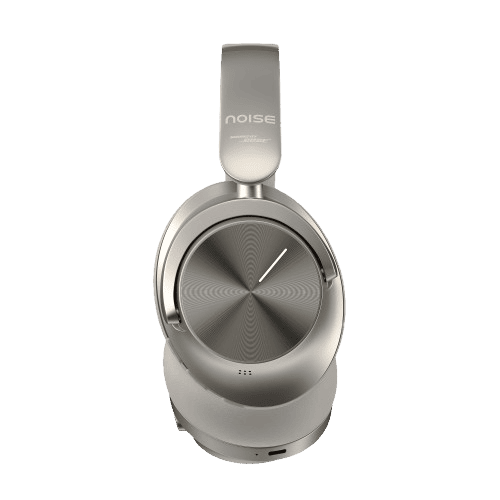 Noise Master Buds Max Wireless Over-Ear Headphones with ANC, Sound by Bose, 60-Hour Playtime, Silver 2