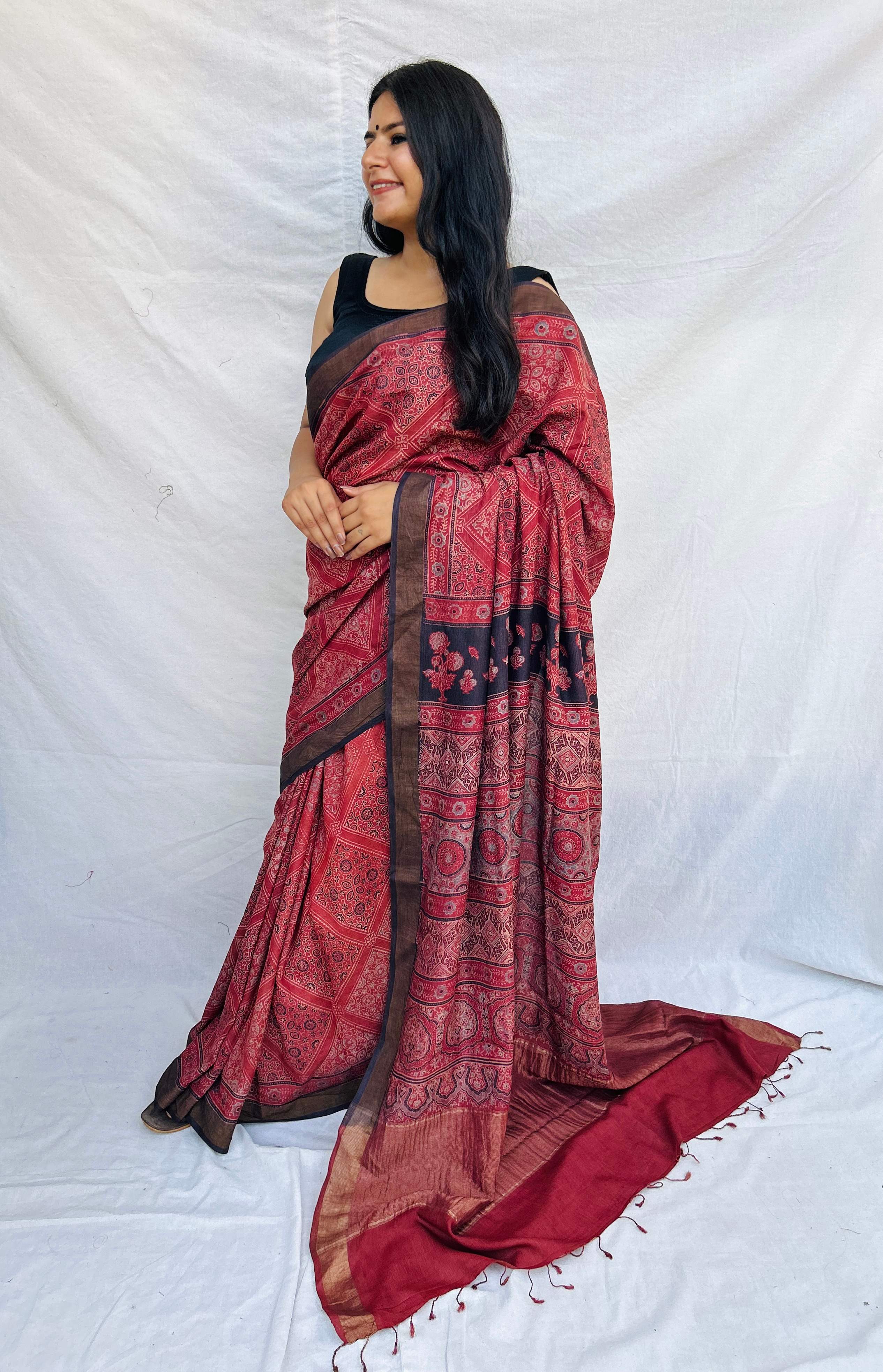 Pakiza Pallu Mulberry Silk Saree