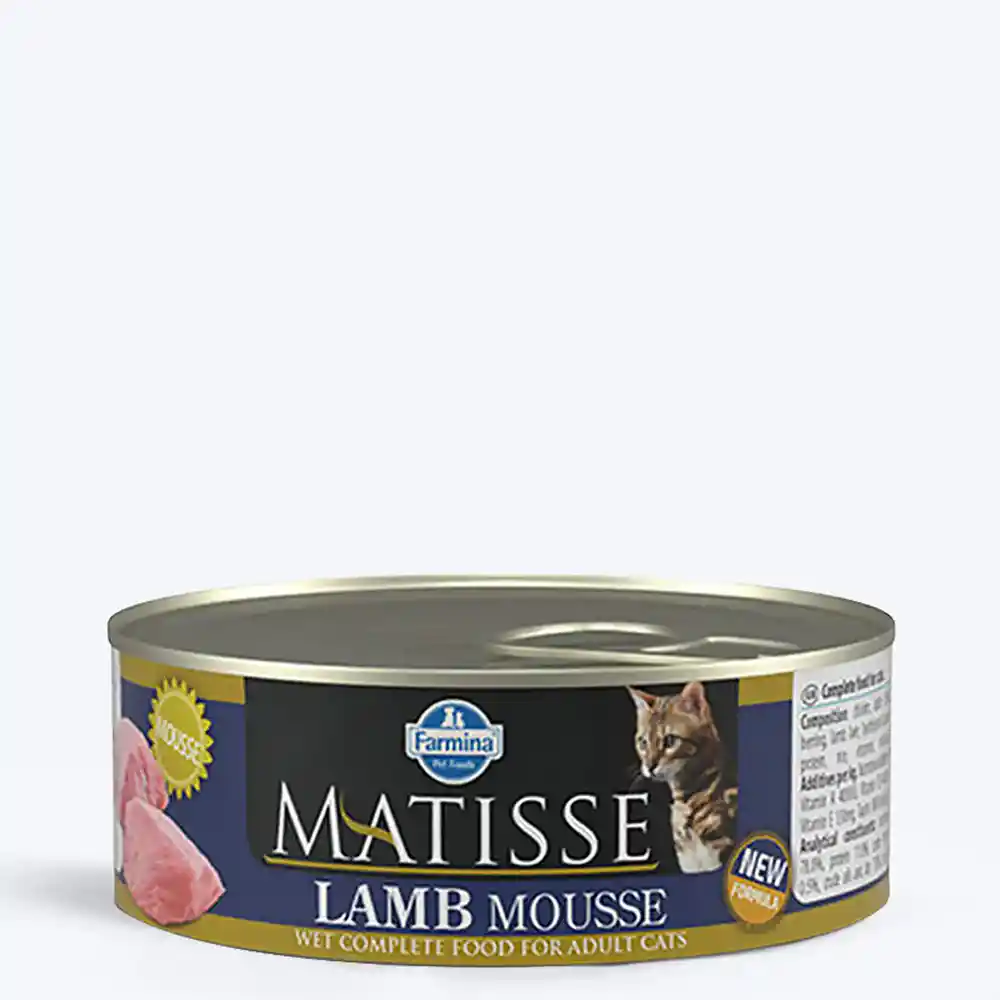 Matisse Cat Mousse Lamb Wet Cat Food - 85 gm