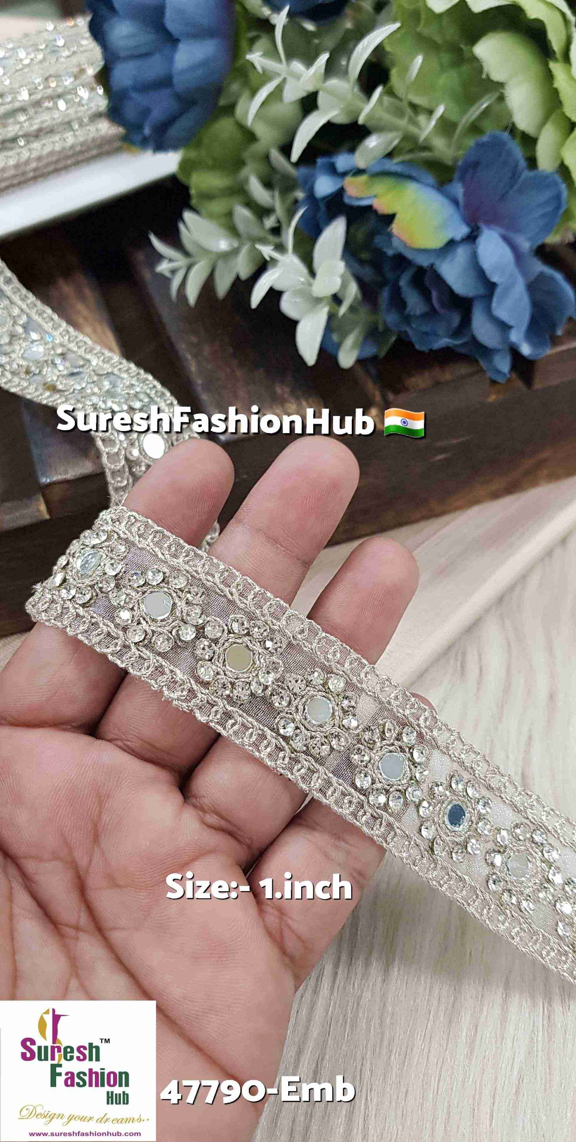 Water Mirror Floral Organza Lace