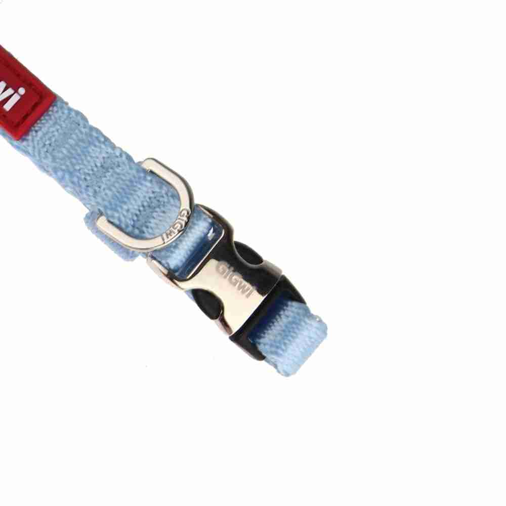 Gigwi Collar Premium Line for Dogs, (XL, Blue)