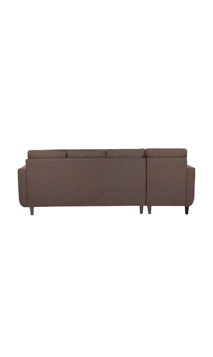 neudot Aria 6 Seater RHS Sectional Sofa in Earth Brown Colour