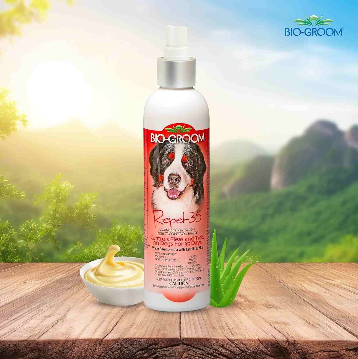 Bio-Groom Repel 35 Flea and Tick Spray for Dogs 236ml