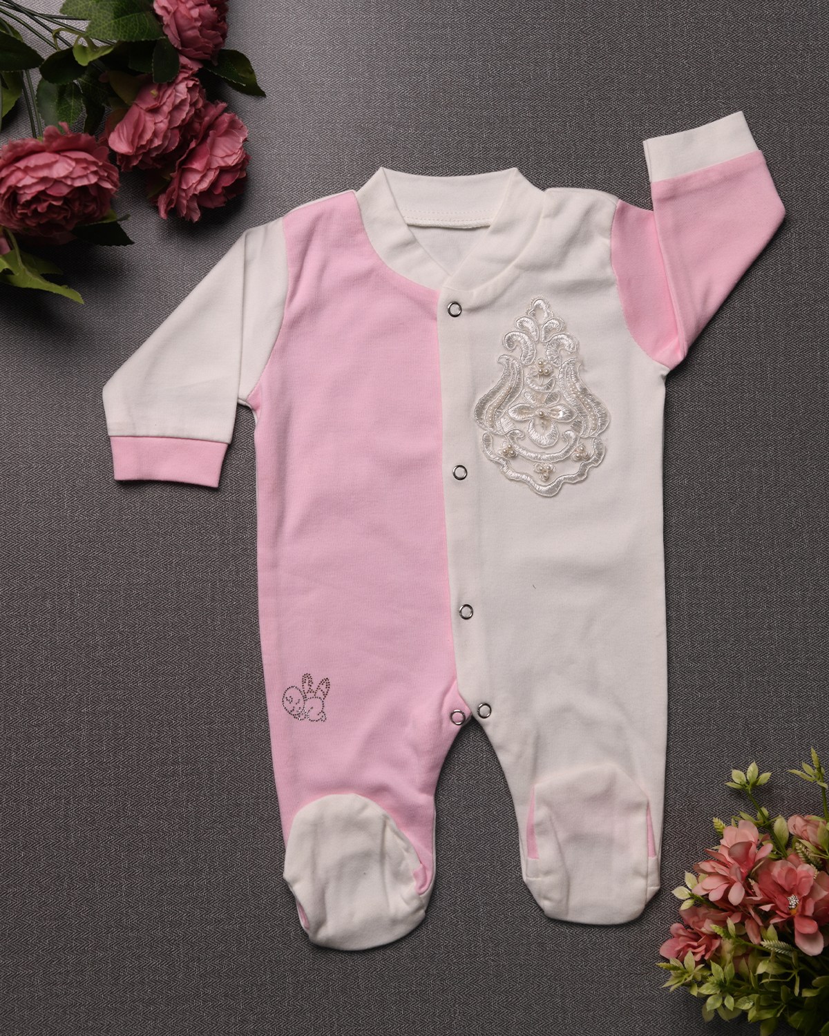 RoseWater RainDrop Romper Set