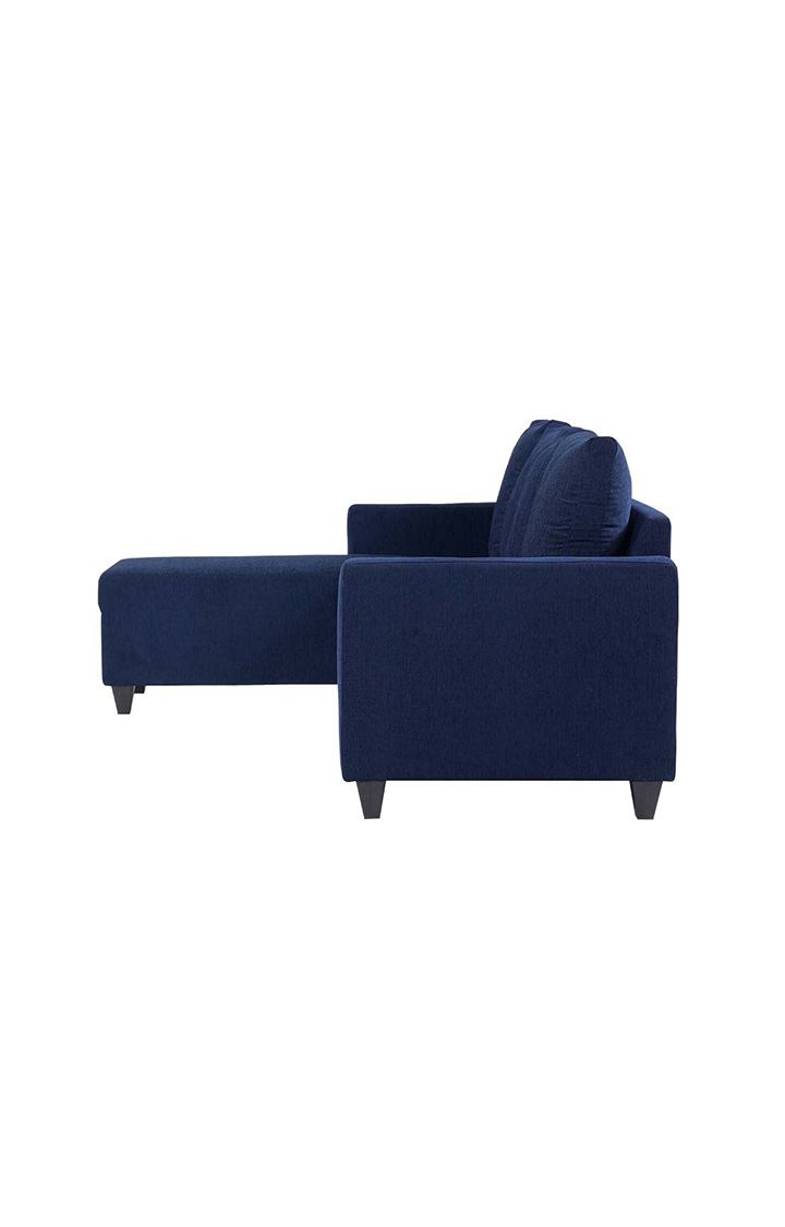neudot Saya RHS Sectional Sofa for Living Room |6 Person Sofa| Premium Fabric with Cushioned Armrest | 12 Months Warranty| Solid Wood Frame| 6 Seater in Saya Blue Color DIY(Do-It-Yourself)