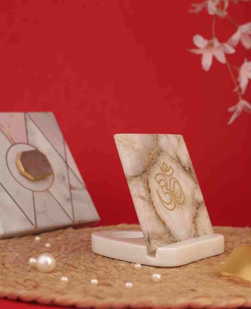 A Light Base And Agate Plates Of Different Symbols