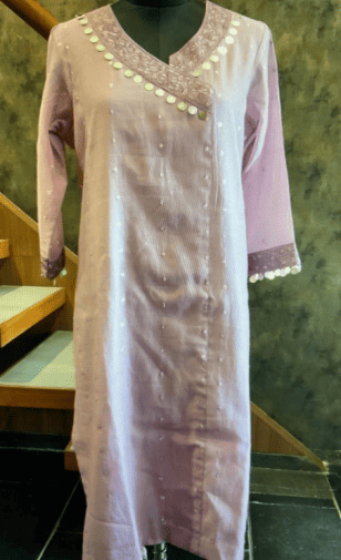 Pink Embroidered Top