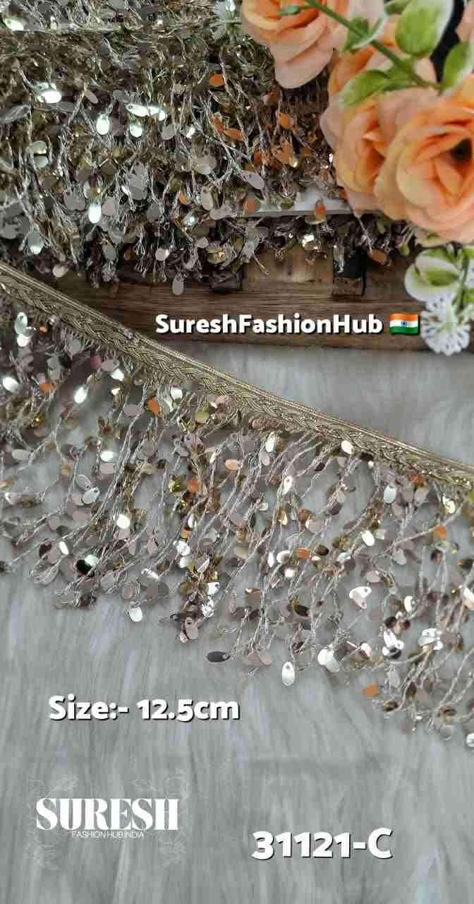Pearl Oval Sequin Jari Jalar Lace-31121-Emb