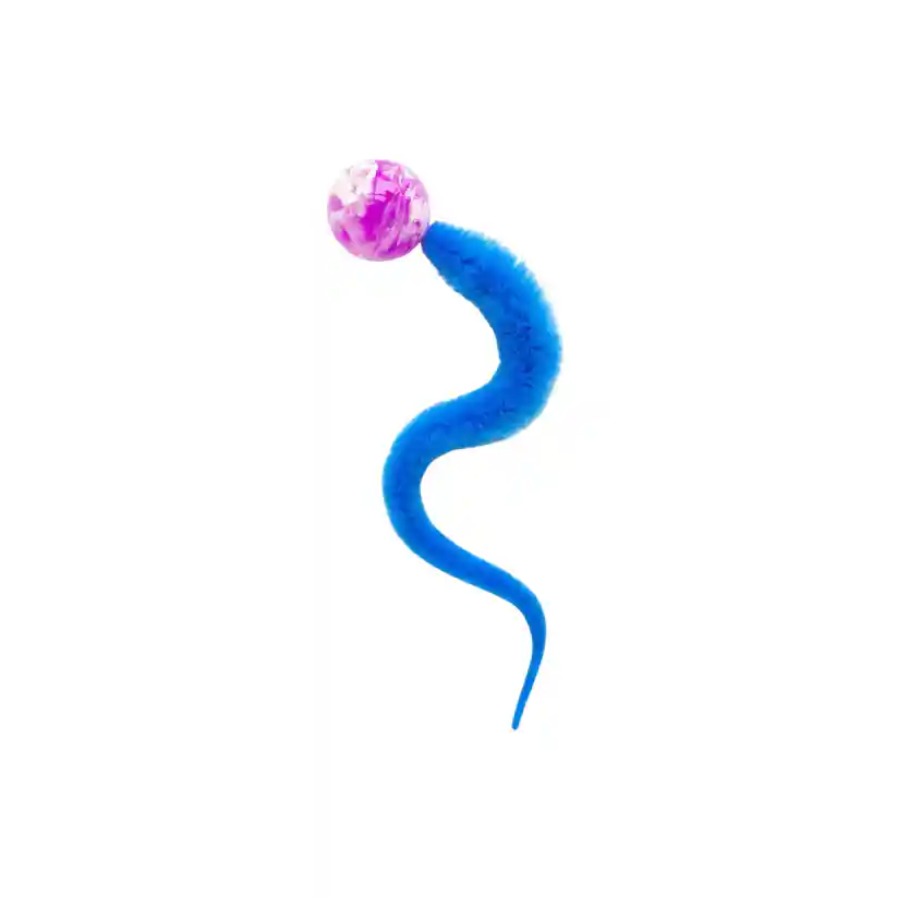 Fofos Glow-in-the Dark Bouncy Ball Cat Toy, Pack of 2