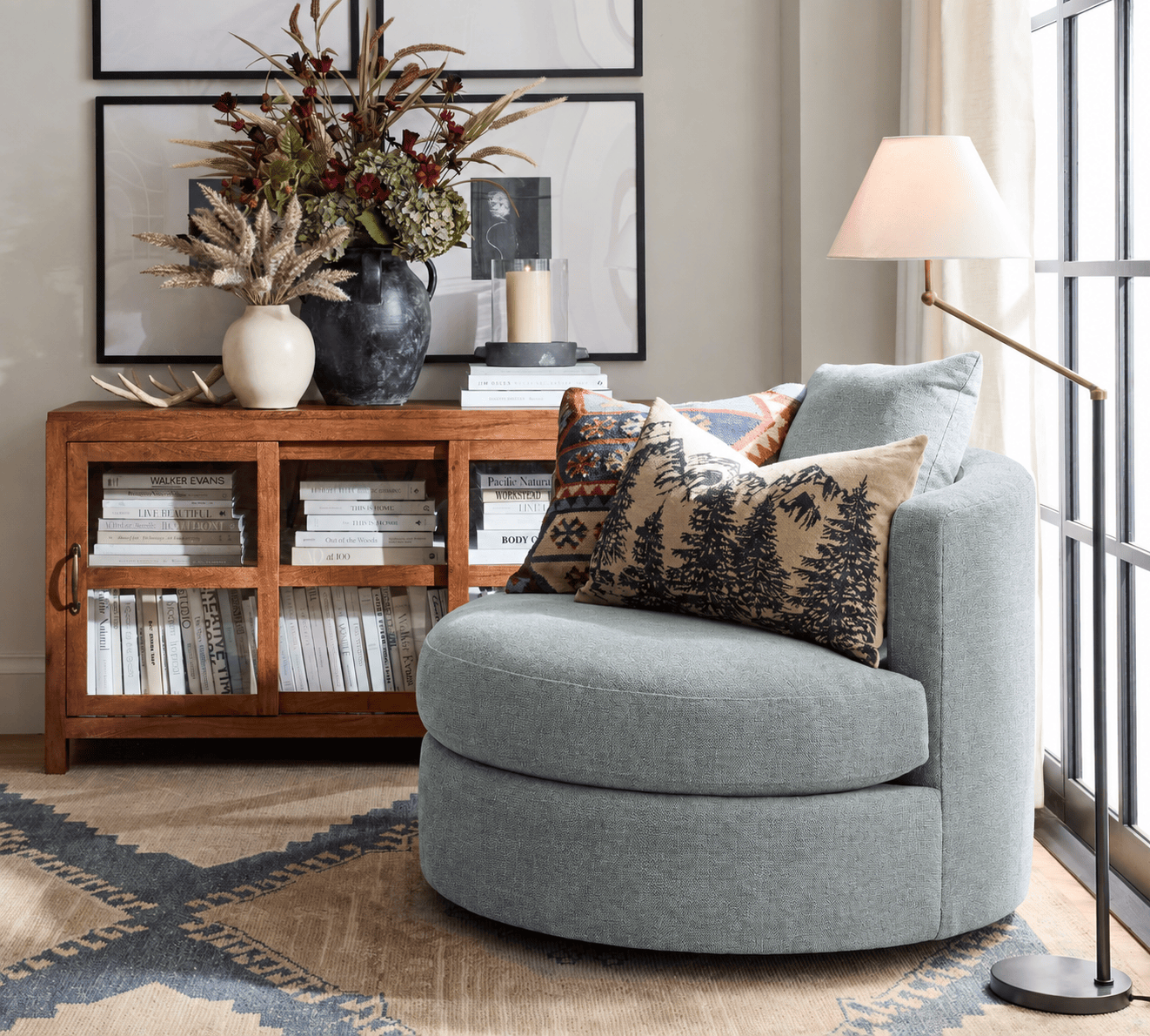 Pottery Barn | Balboa Swivel Chair (40")