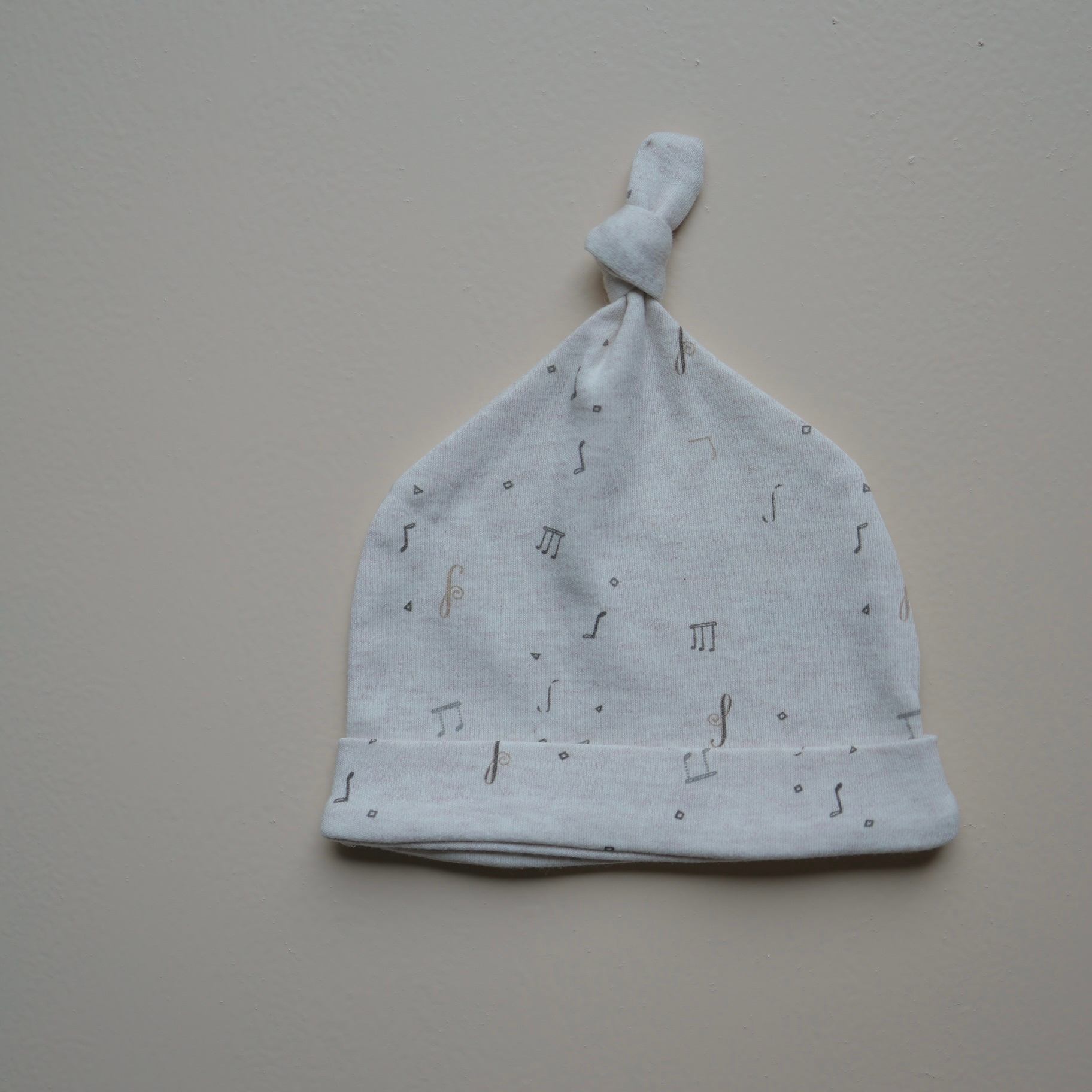 Lullaby Notes Cotton Sleeping Bag and Cap Set