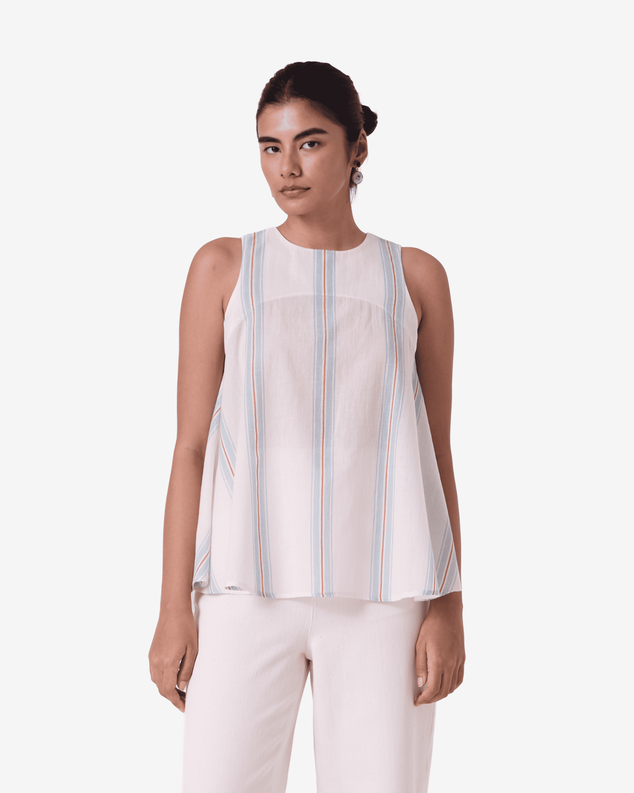 Mizu Striped Handwoven Tent Top
