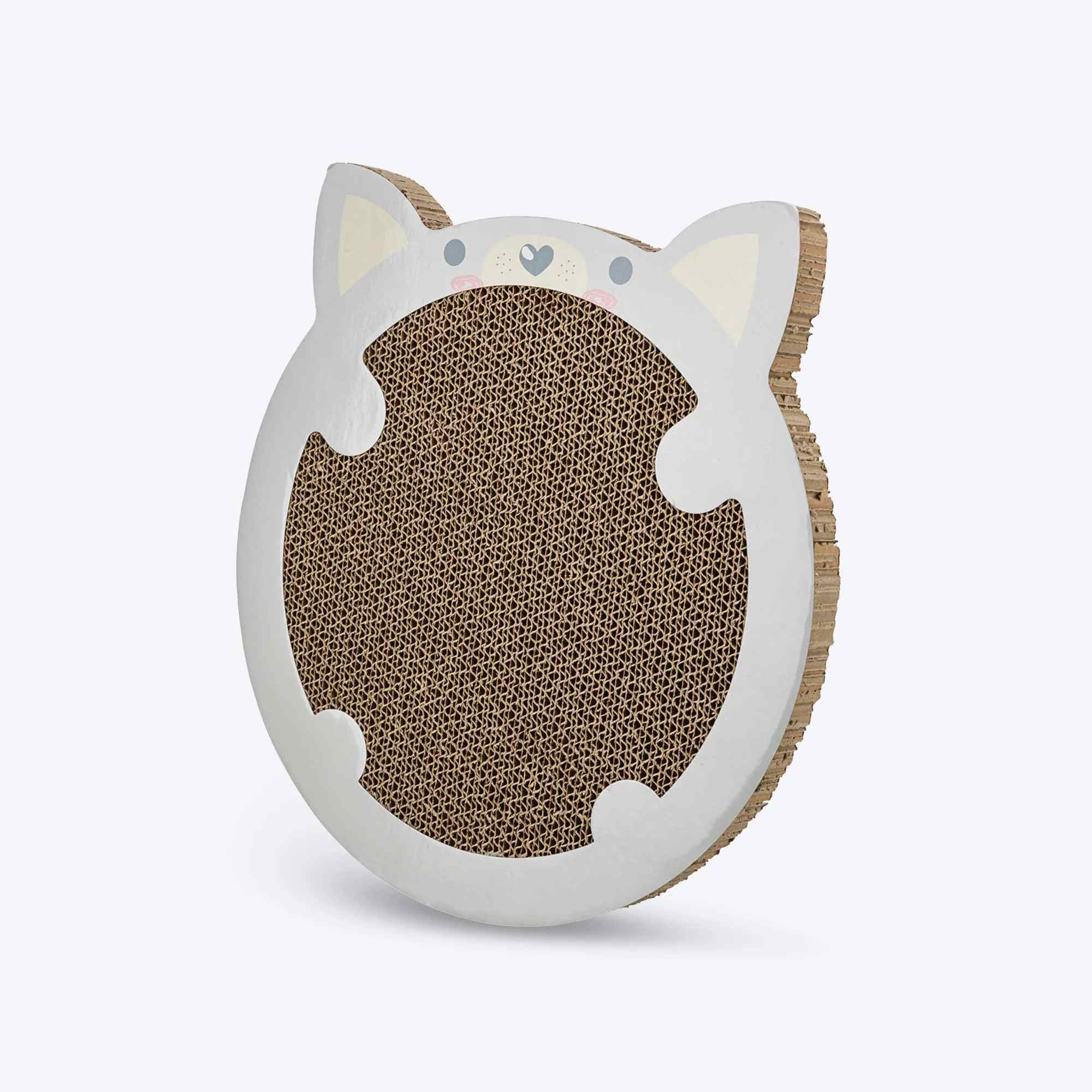 Trixie Junior Scratching Cardboard Hamster with Catnip (31×2.5×32.5 cm, Light Grey)