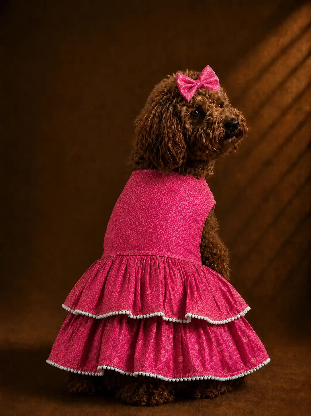 Pawsh Pet Pink Royale Ruffles for Dogs