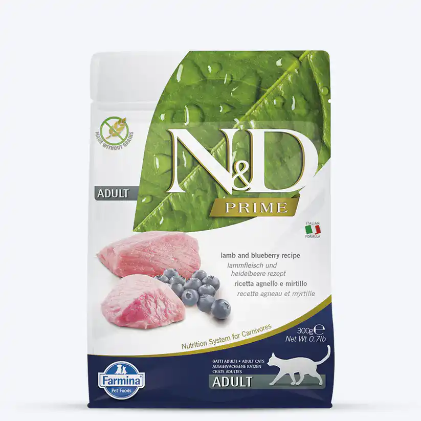 Farmina N&D Grain Free Lamb & Blueberry Adult Dry Cat Food