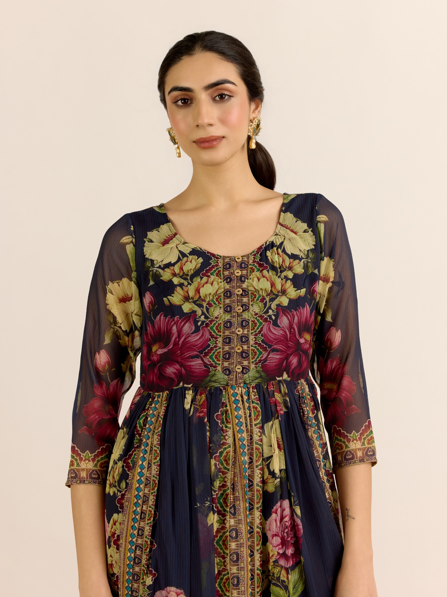 Navy Lyala Suit Set