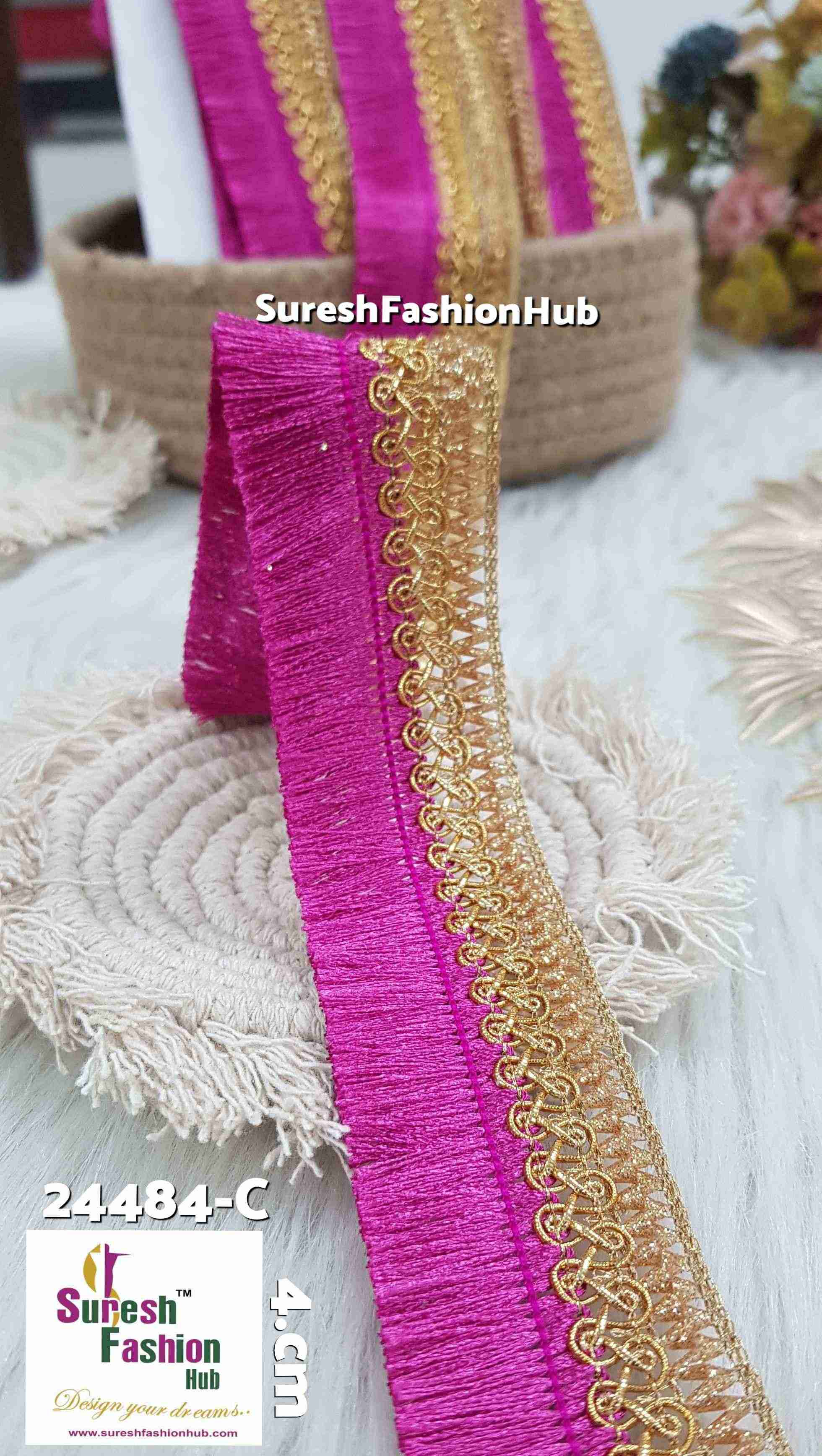 Shimmer Rani Thread Tassel Lace